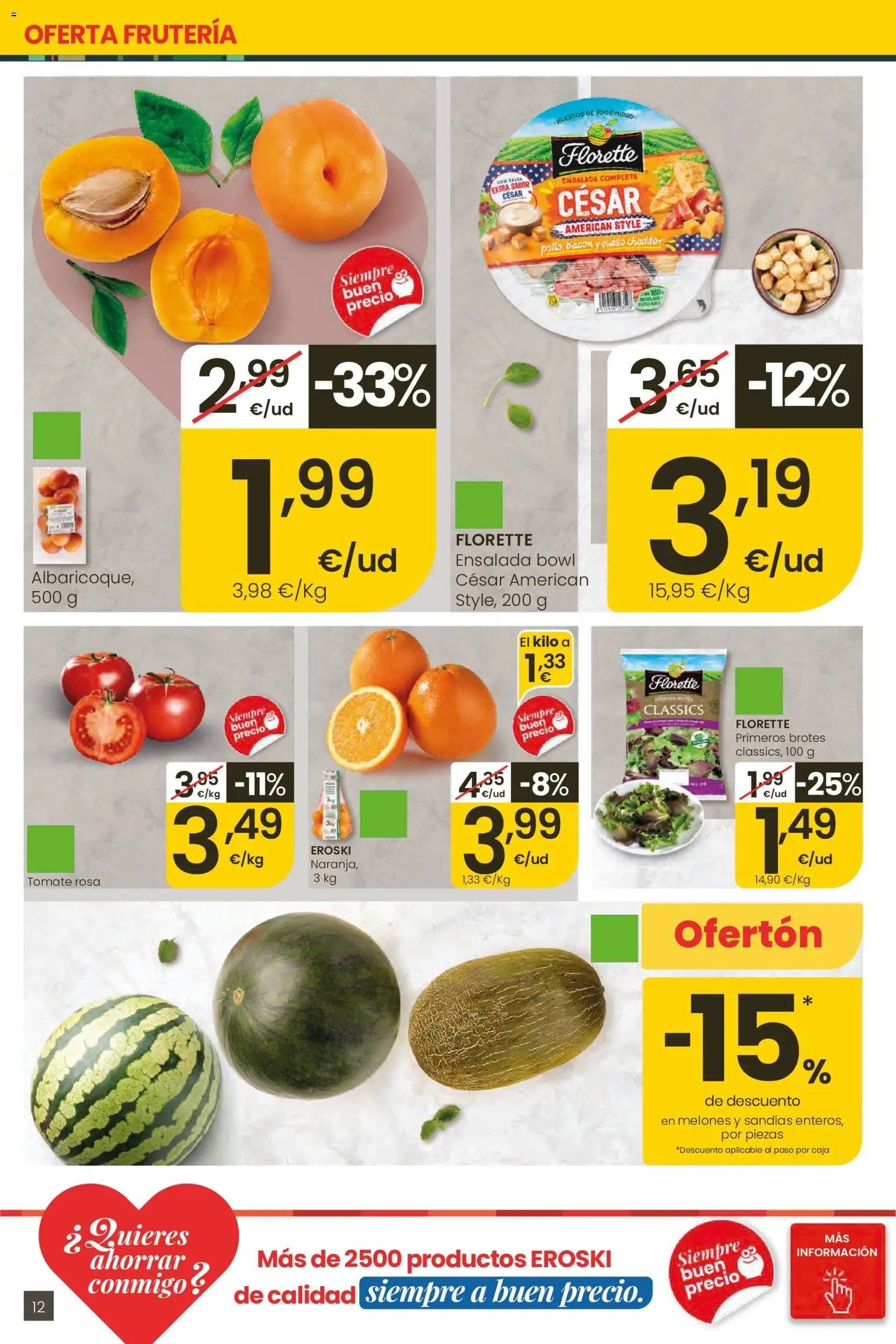 Eroski Ofertones de verano