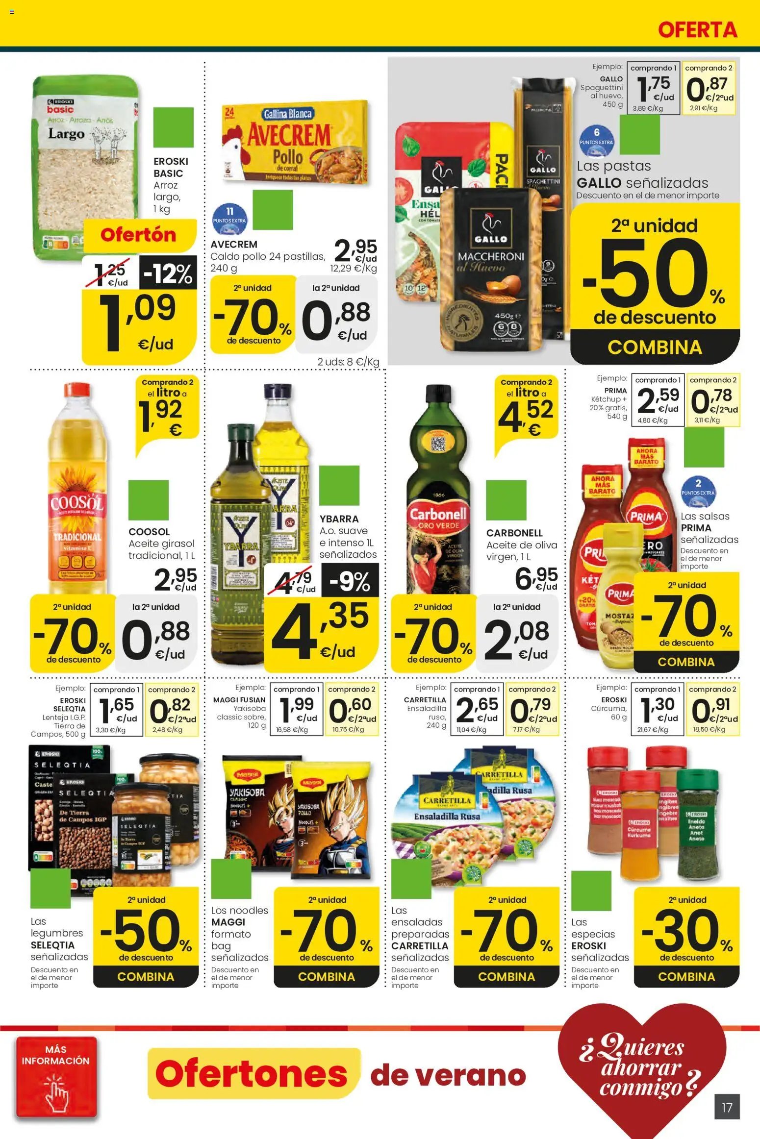 Eroski Ofertones de verano