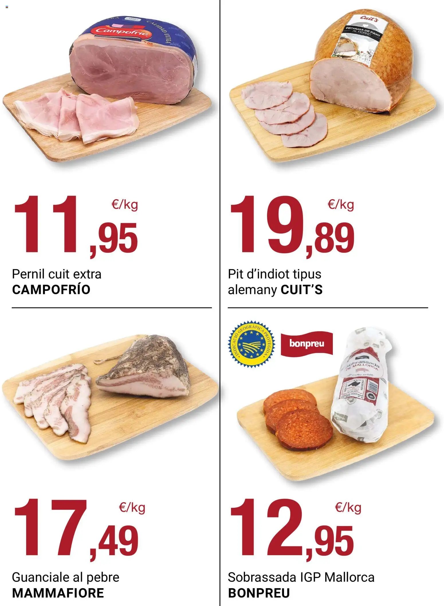 Bonpreu folleto