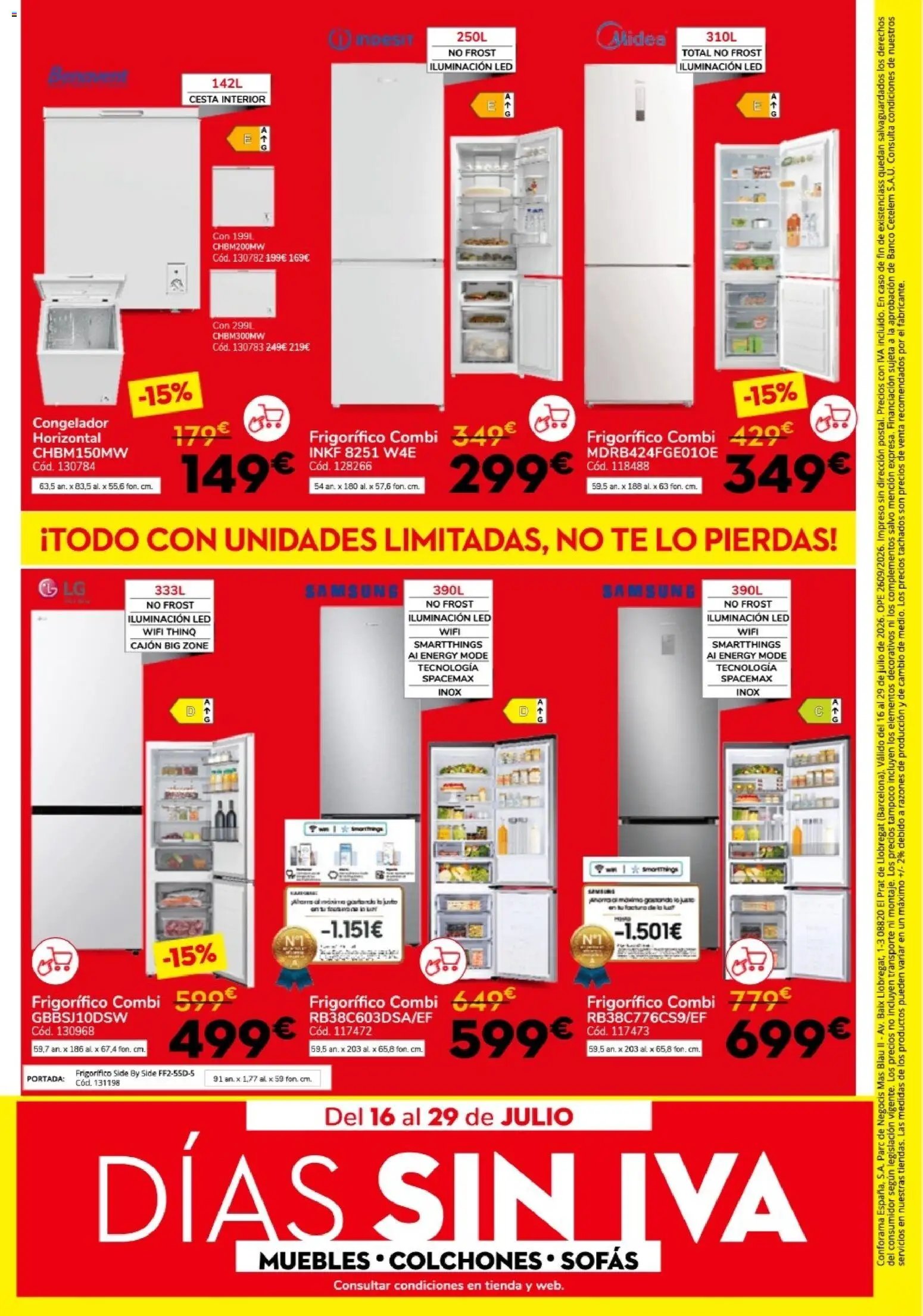 Conforama folleto