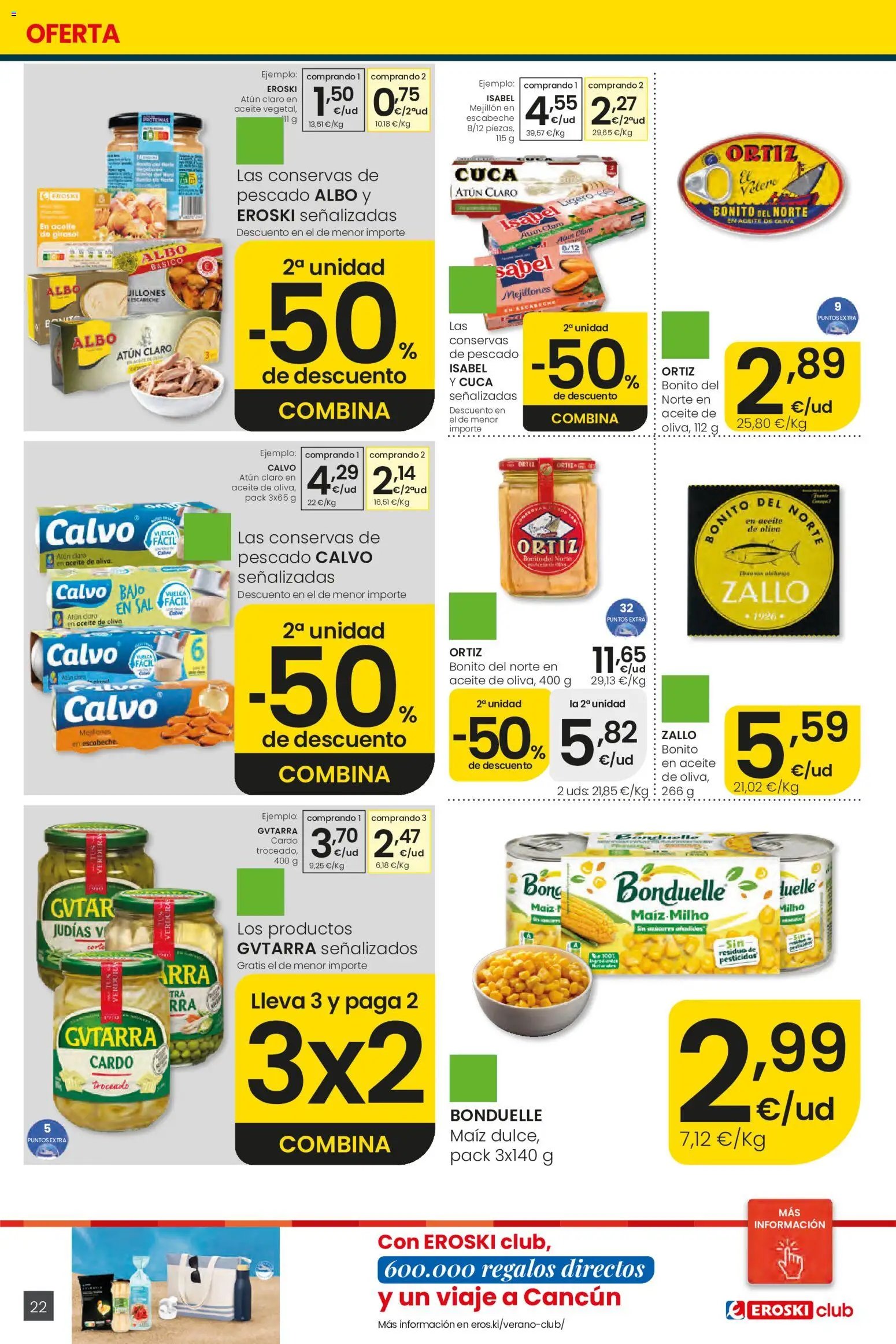 Eroski Ofertones de verano