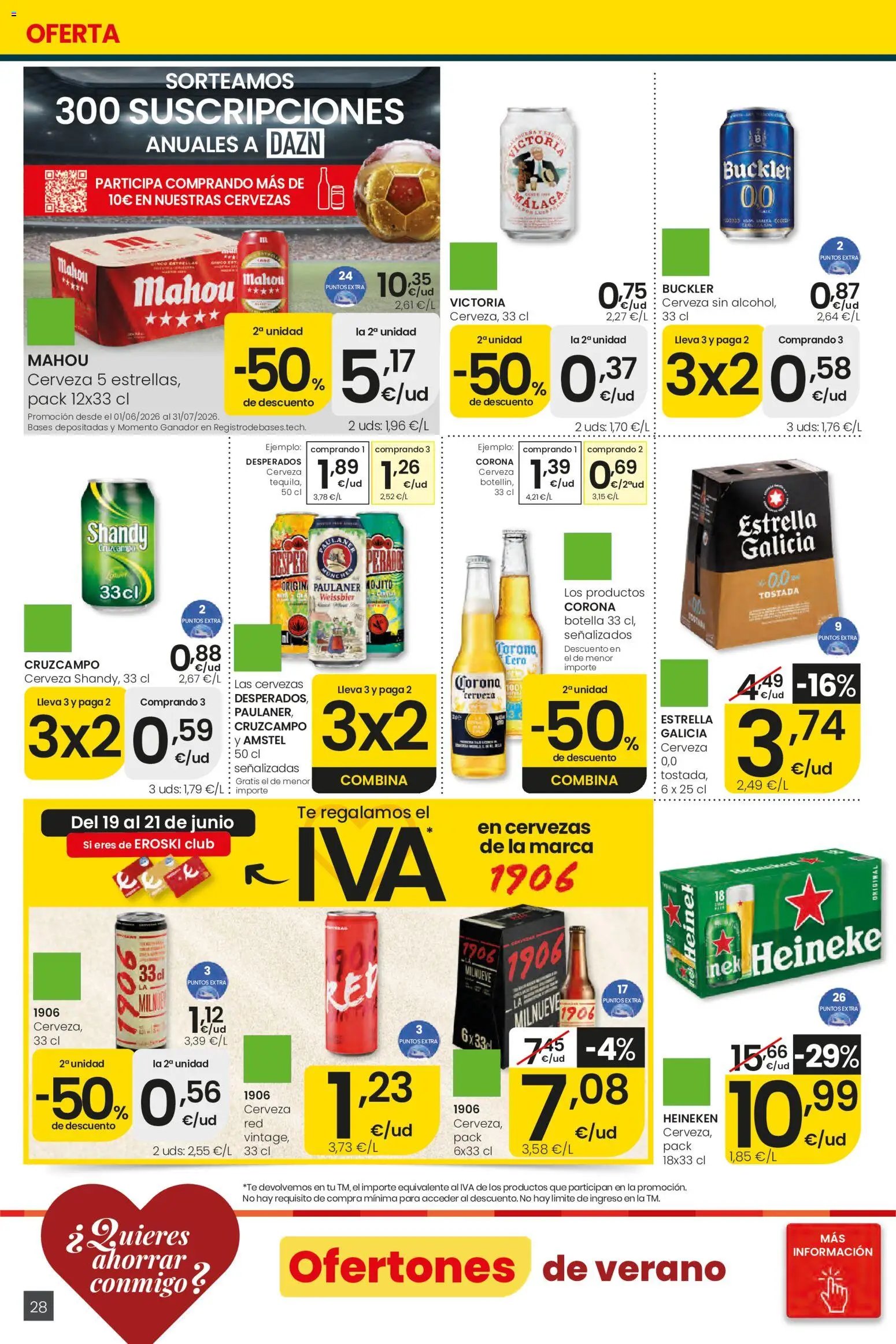 Eroski Ofertones de verano