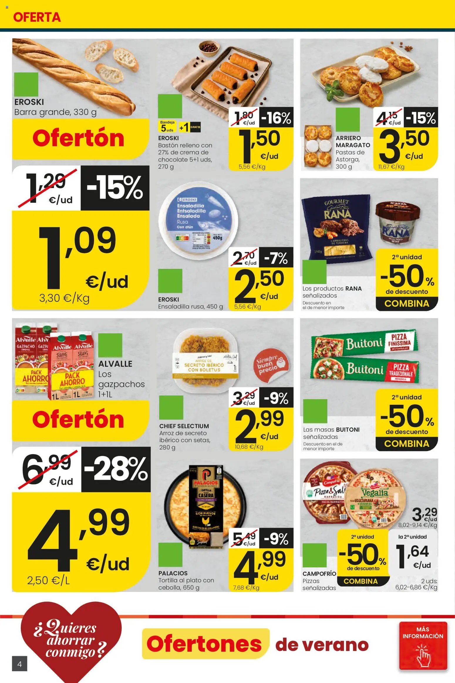 Eroski Ofertones de verano