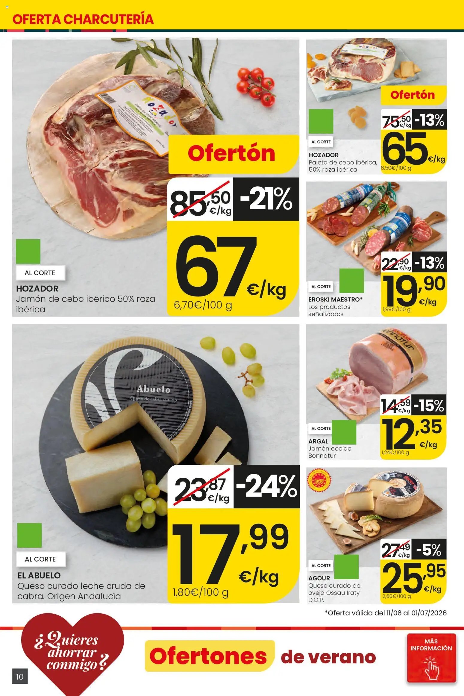 Eroski Ofertones de verano
