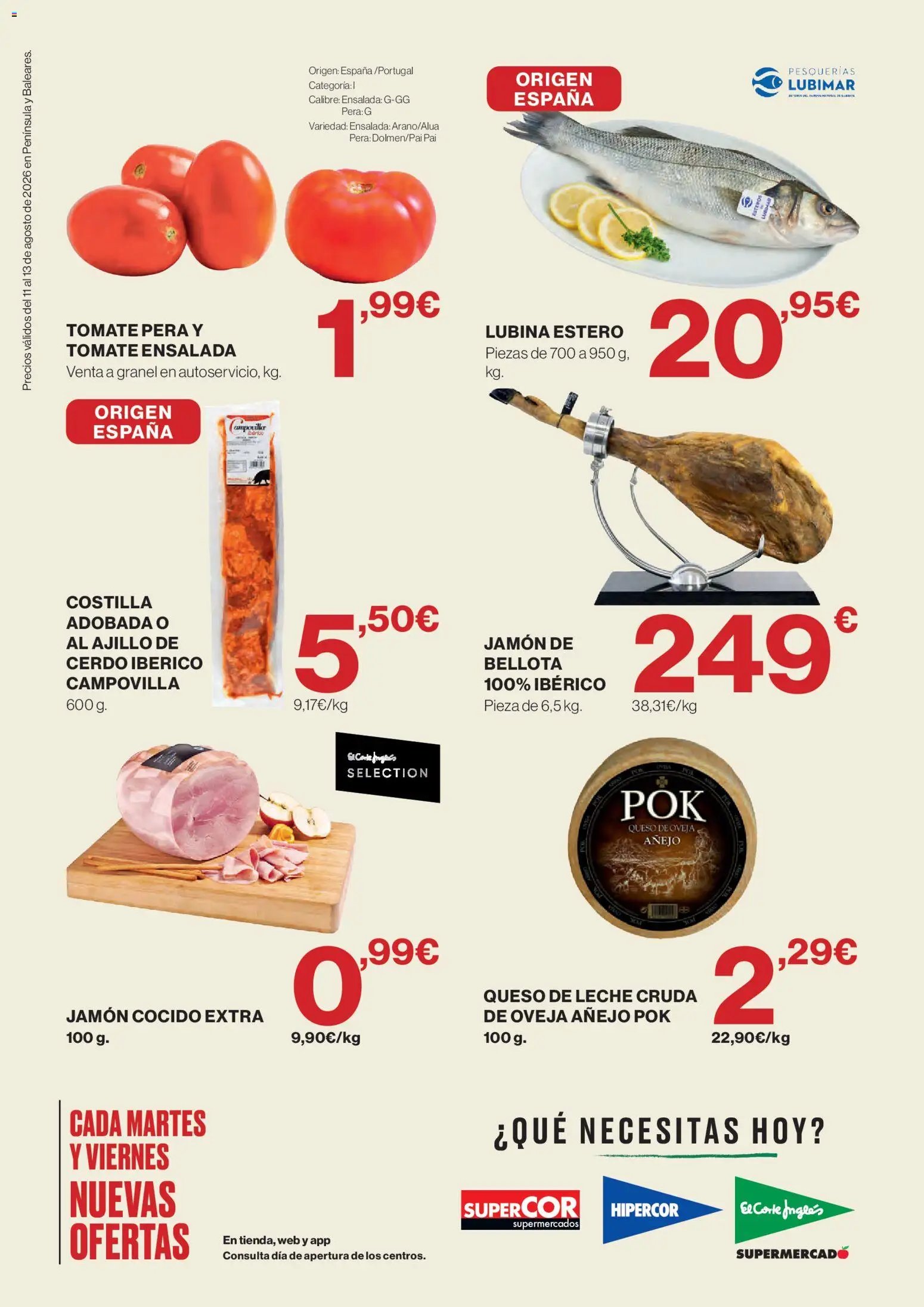 El Corte Inglés solo 3 días