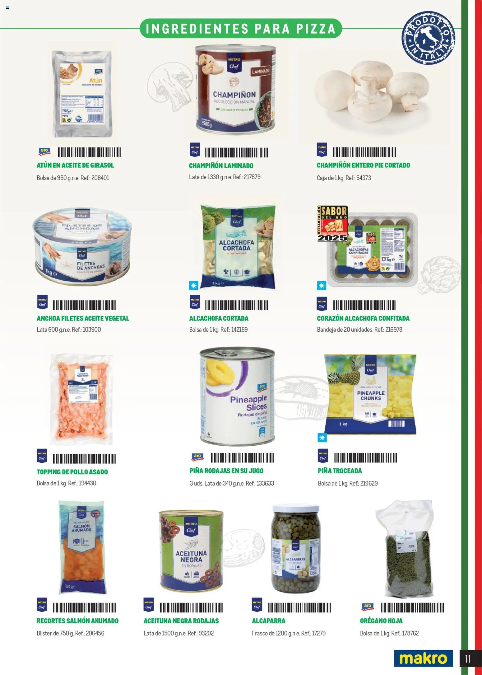 Makro Restaurantes italianos Canarias