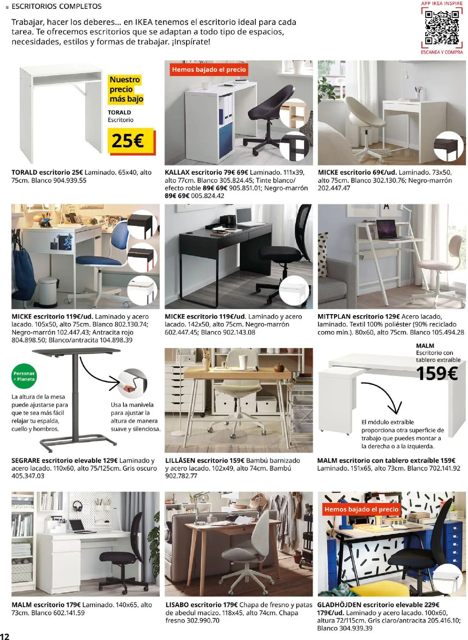 Catálogo IKEA Oficina en casa