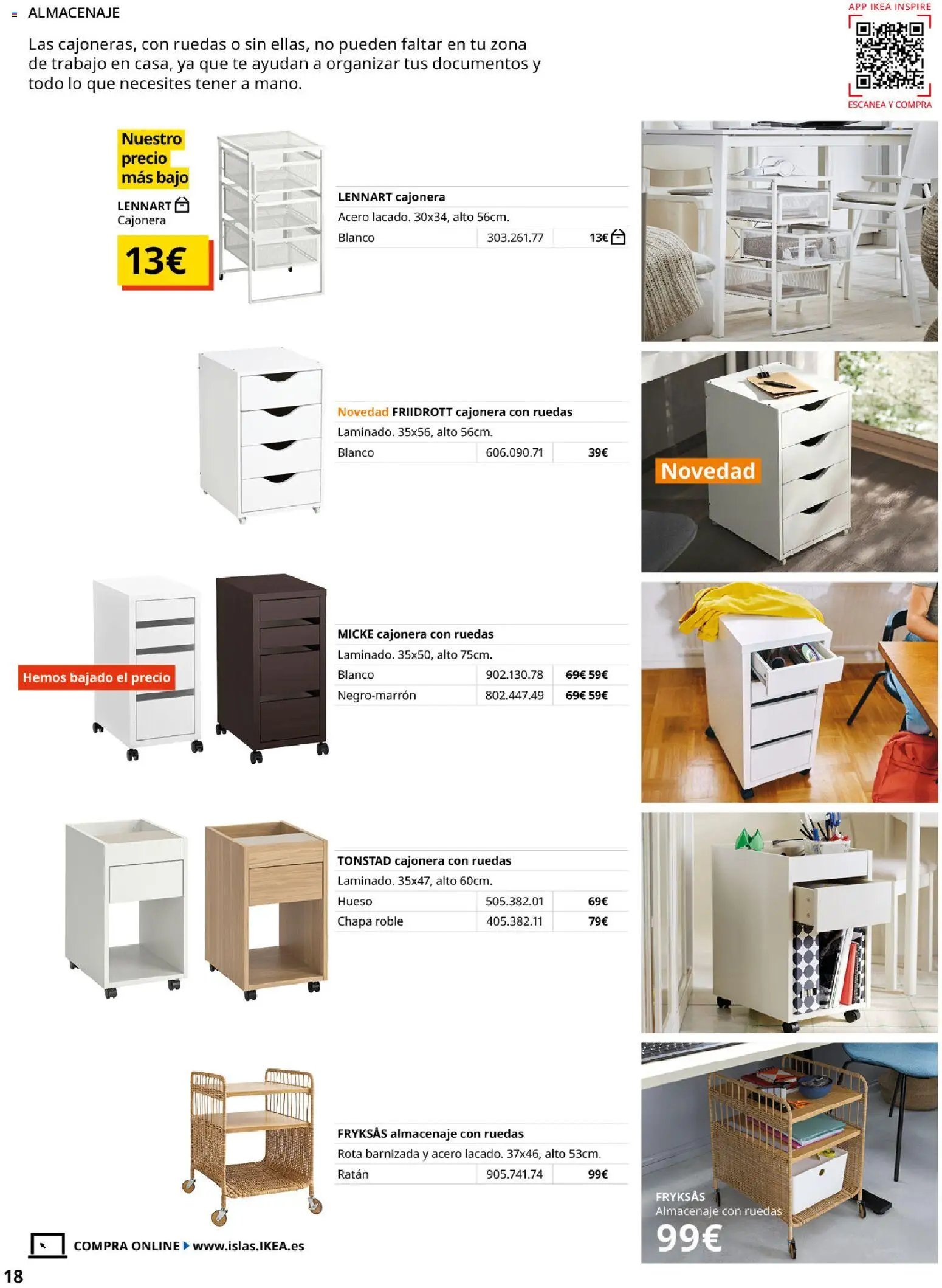 Catálogo IKEA Oficina en casa