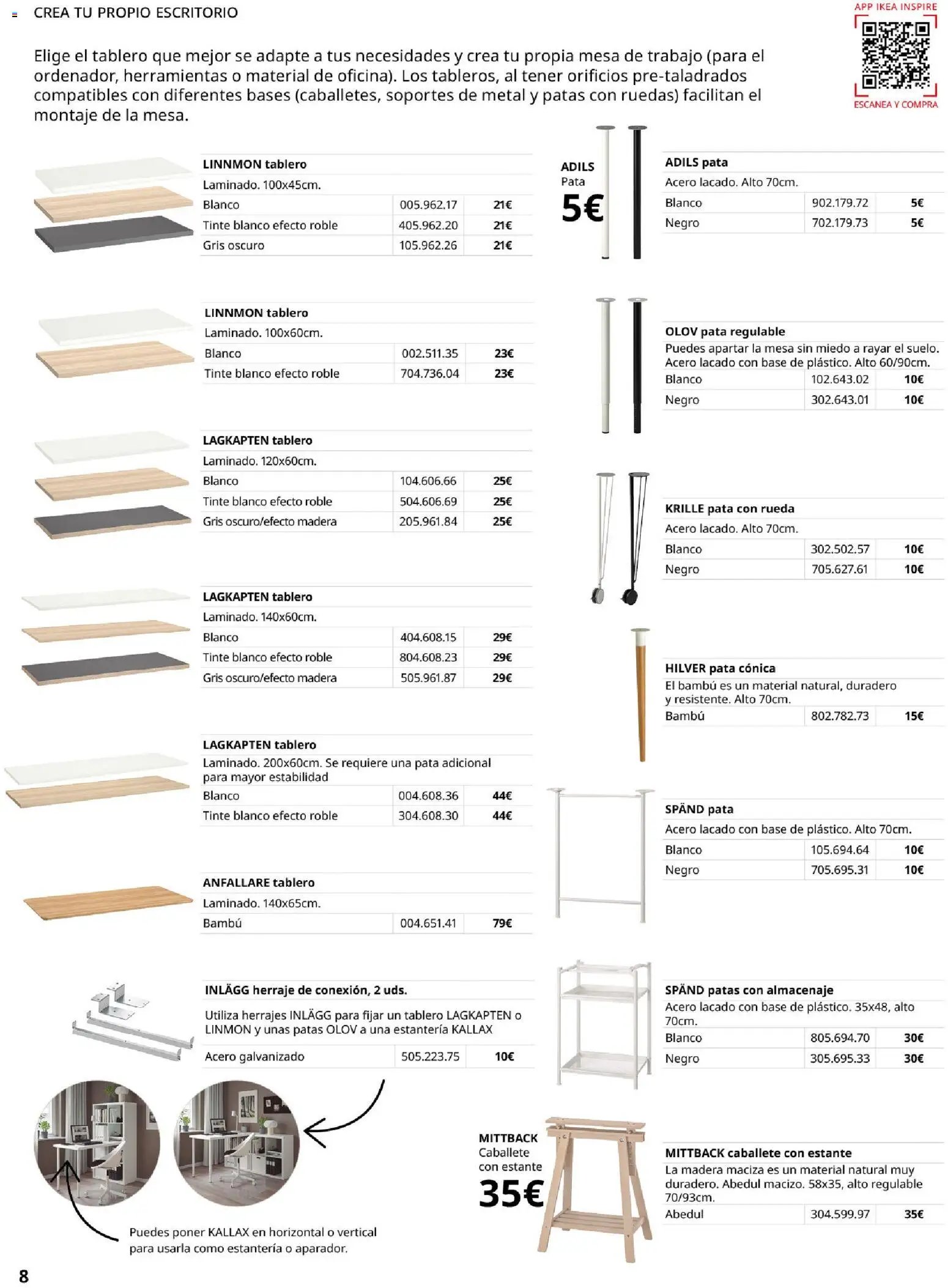 Catálogo IKEA Oficina en casa