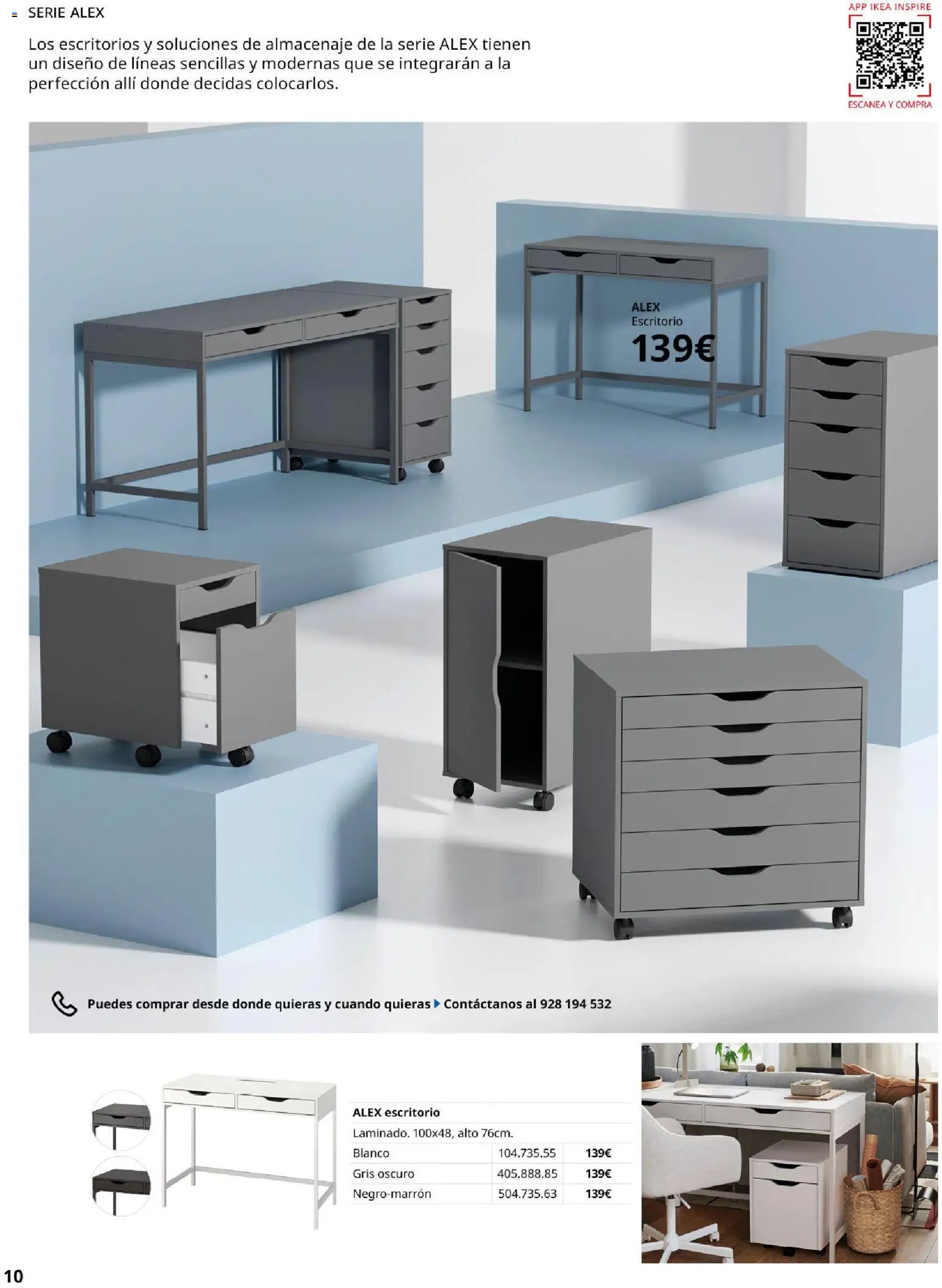 Catálogo IKEA Oficina en casa