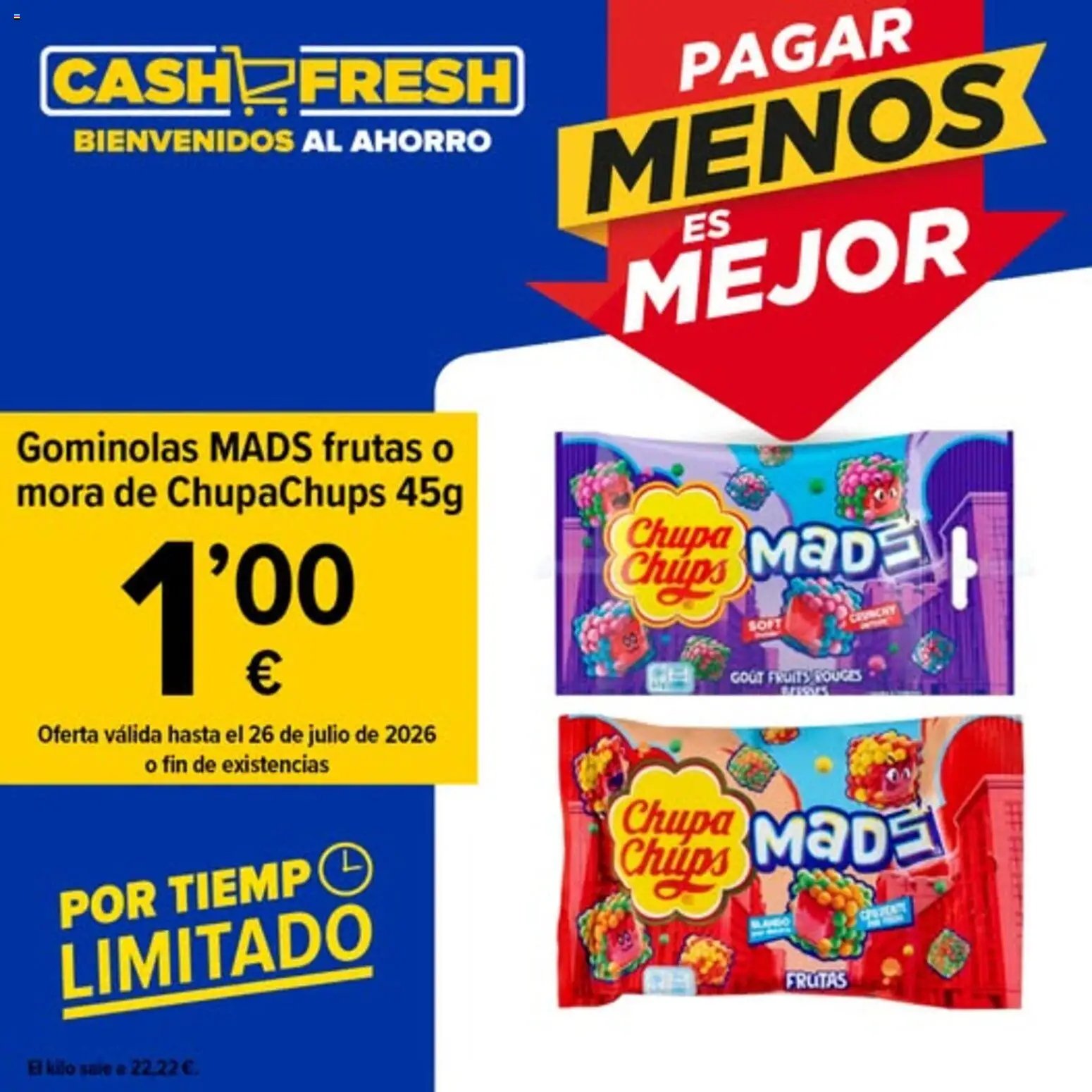 Cash Fresh folleto