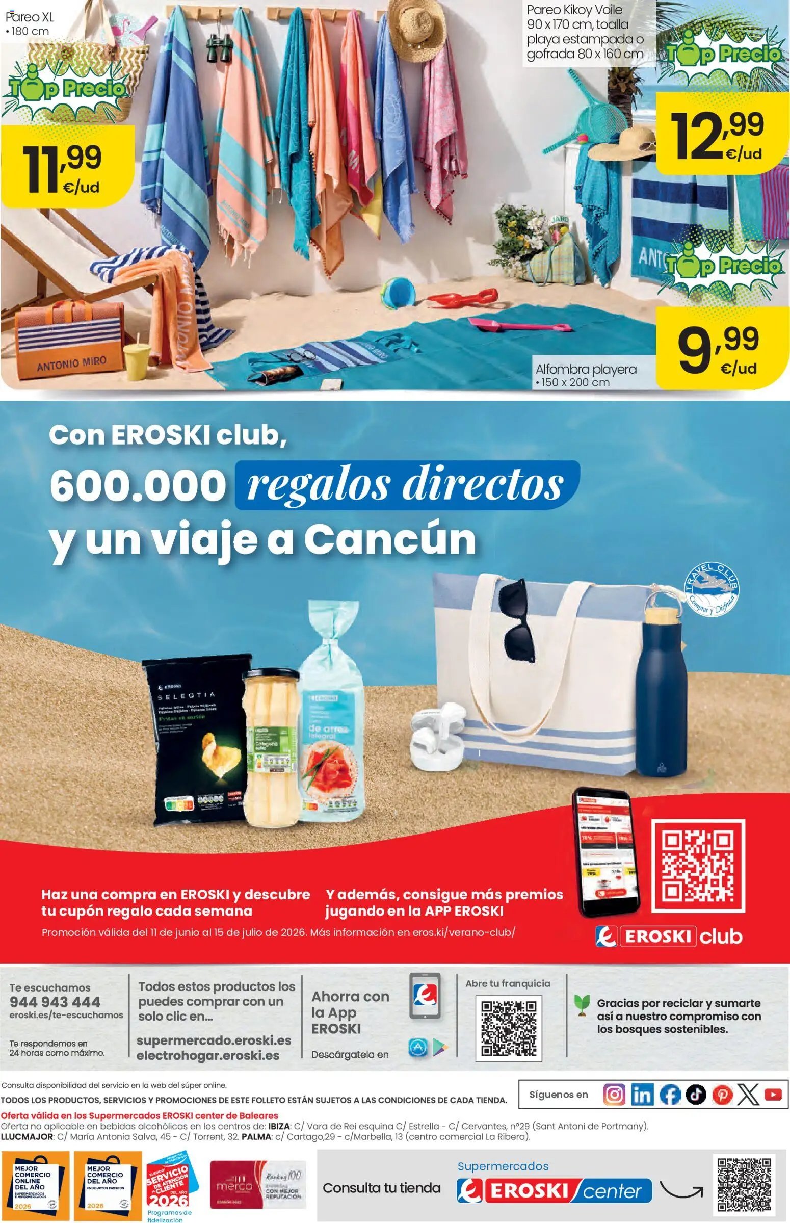 Eroski Ofertones locales de verano