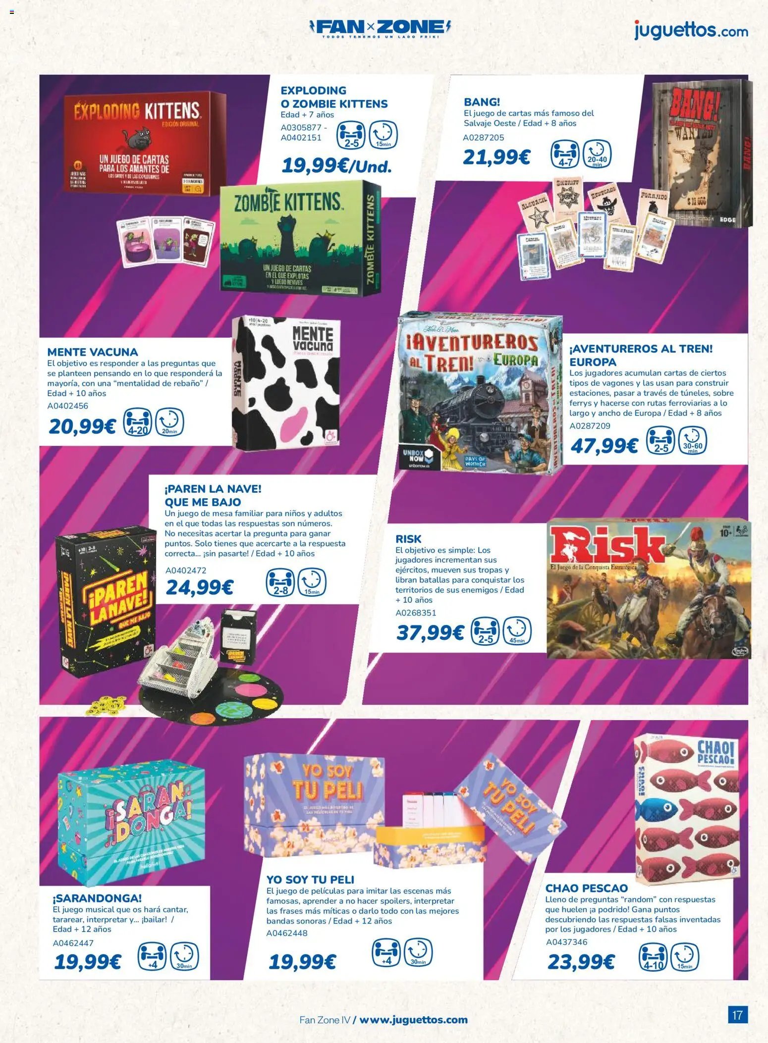 Juguettos catálogo