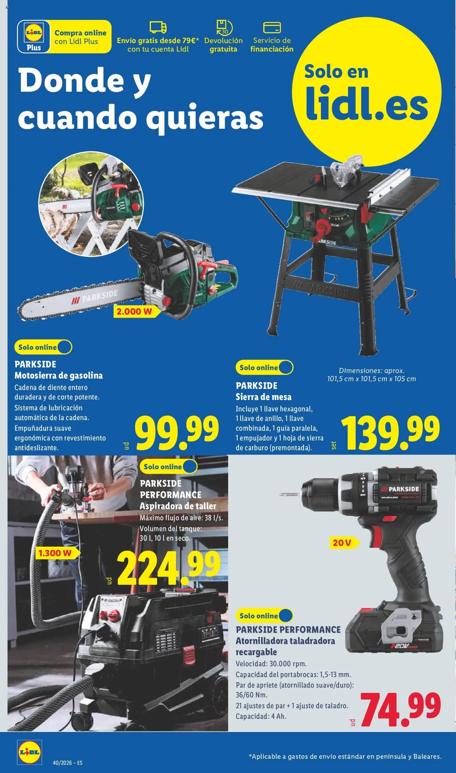 Lidl folleto de bazar