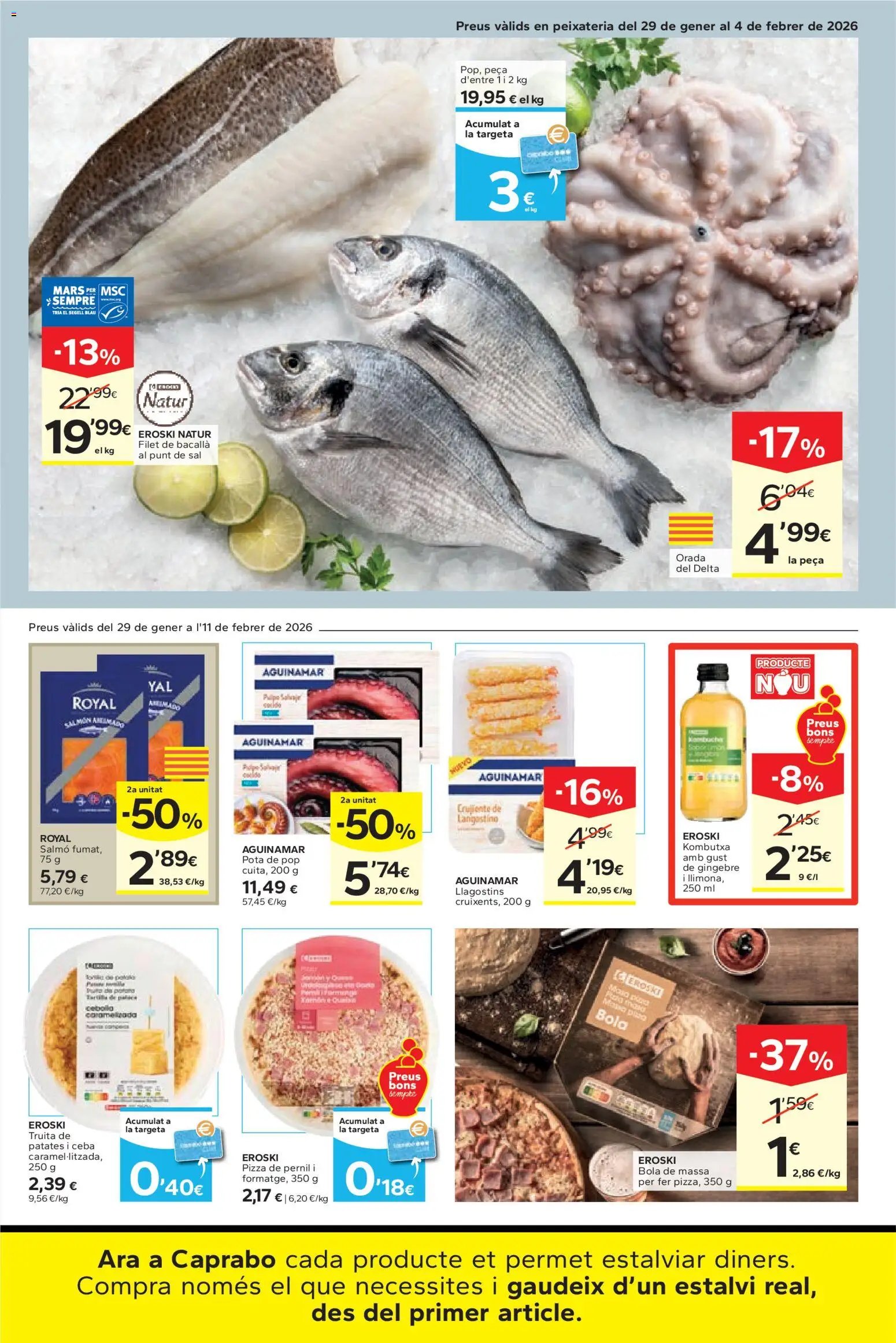 Caprabo - Estalvia des de la primera unitat