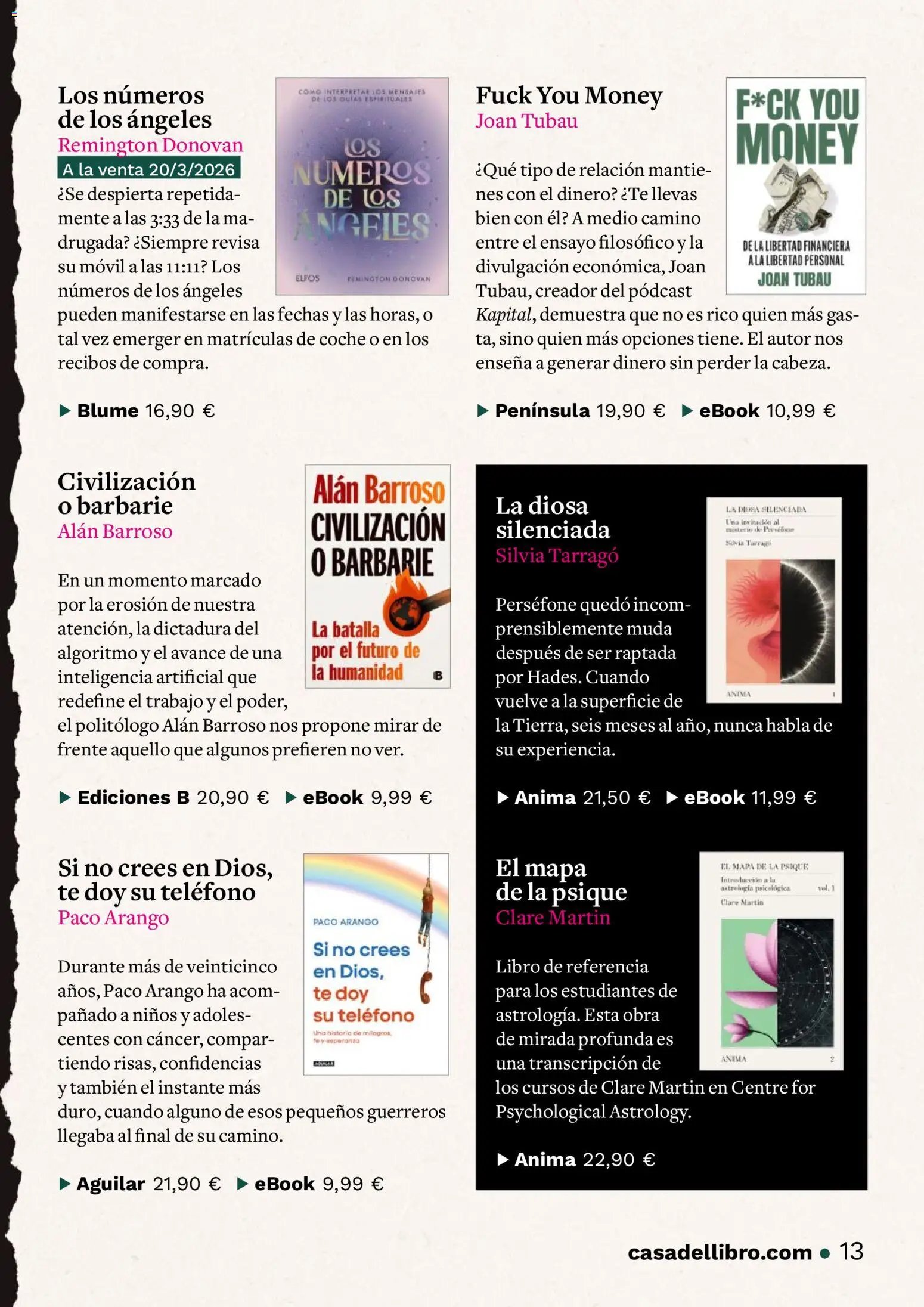 Casa del libro folleto