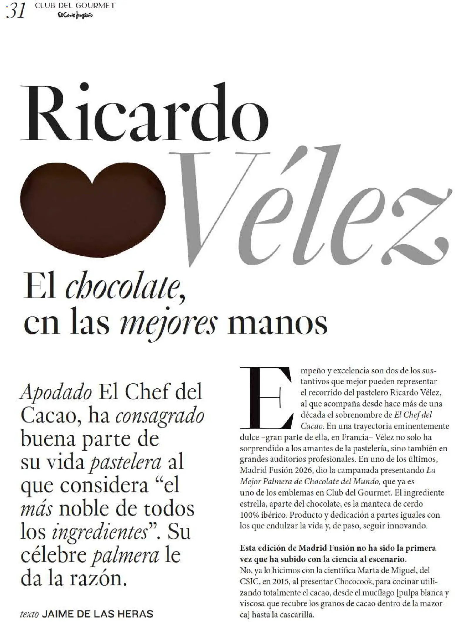 El Corte Inglés Gourmet Magazine