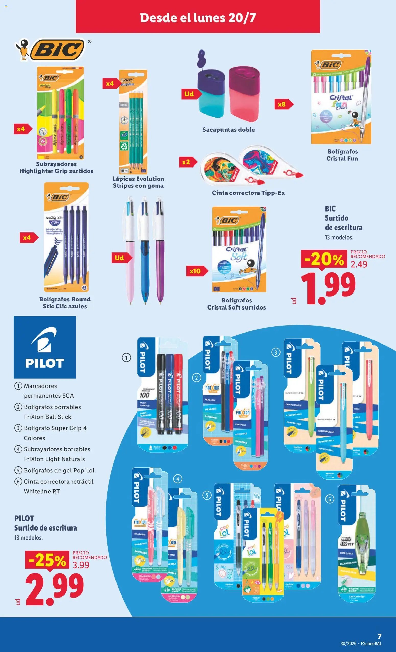 Lidl folleto de bazar