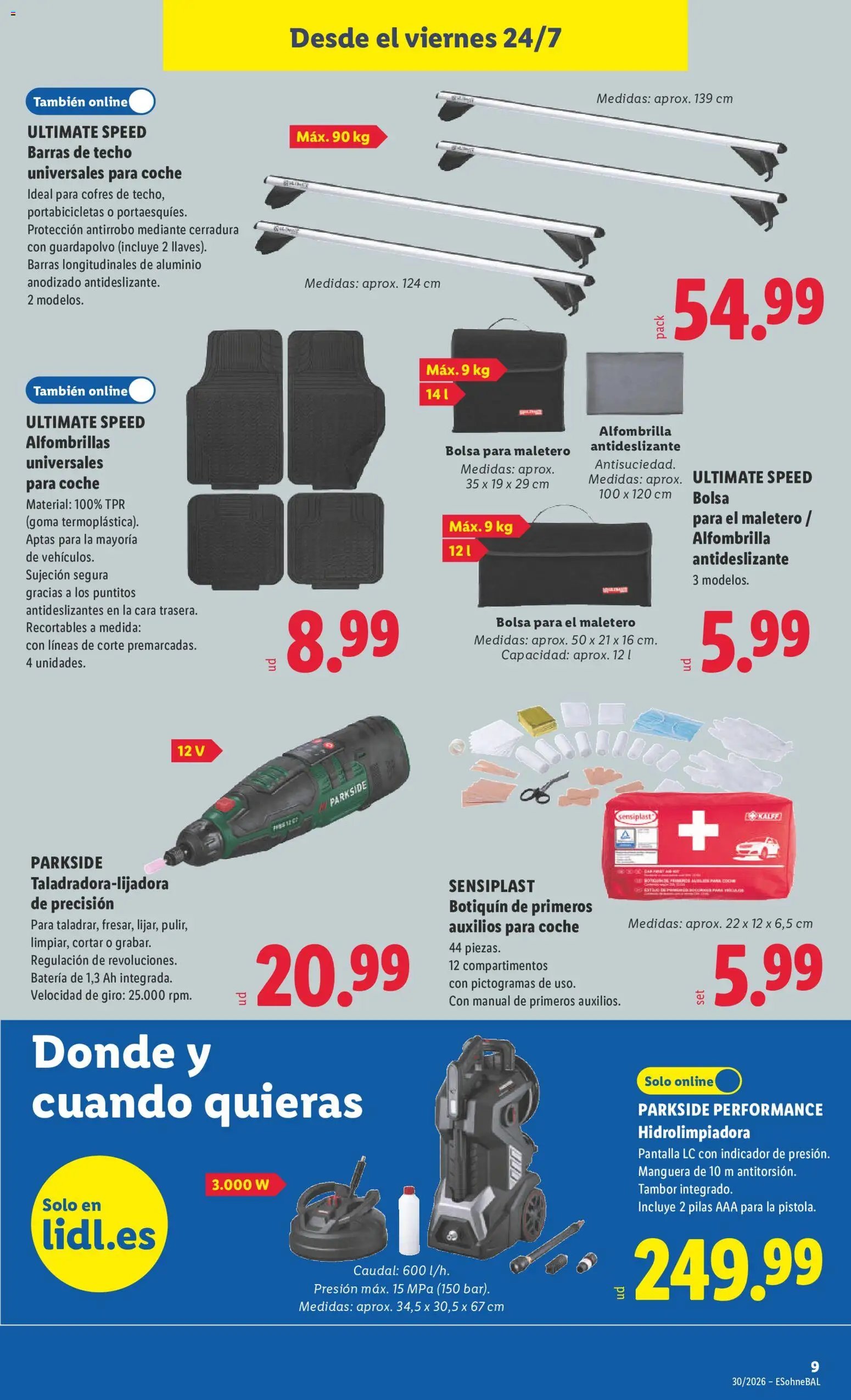 Lidl folleto de bazar
