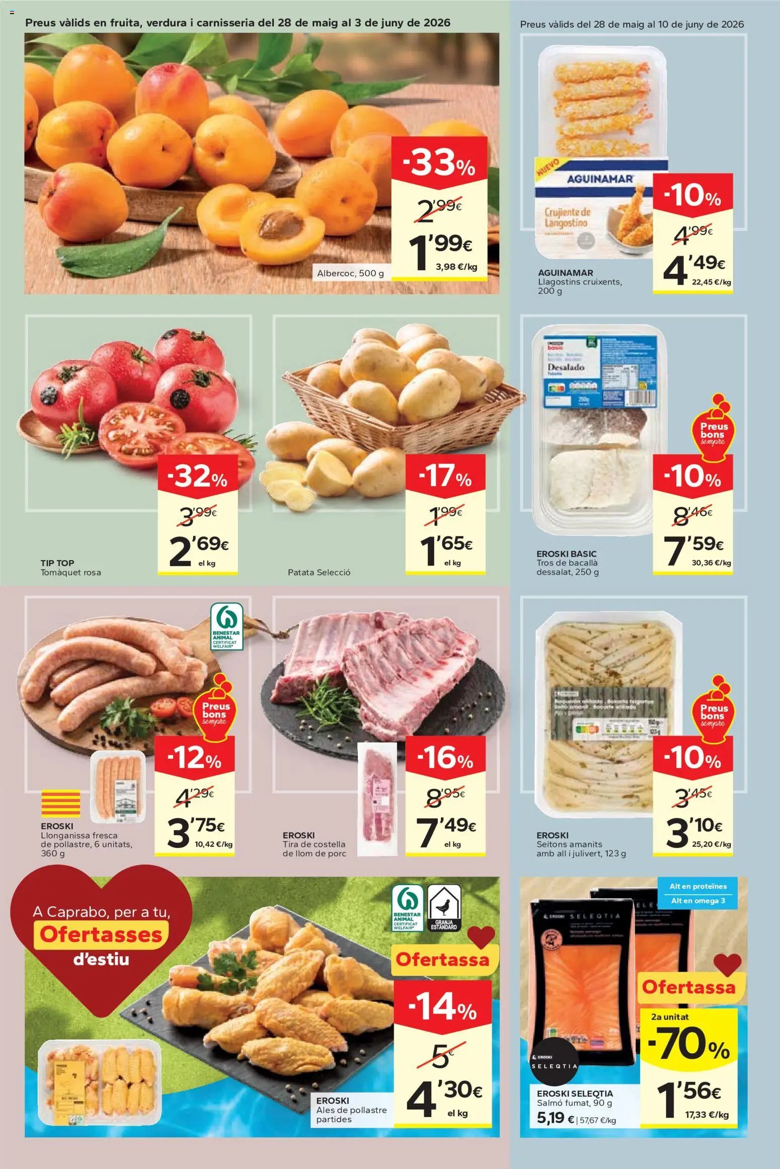 Caprabo Ofertasses d'estiu