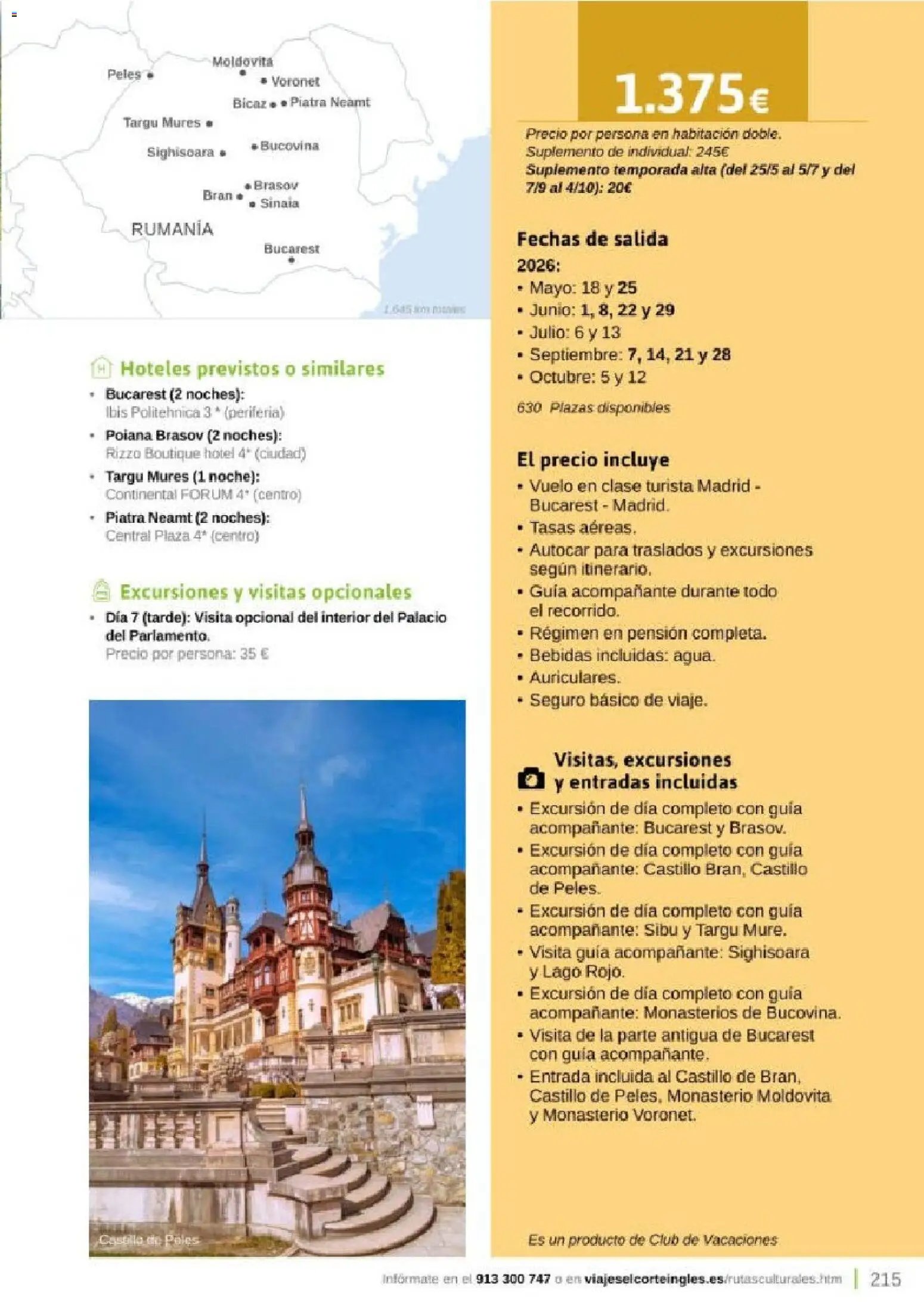 Viajes El Corte Inglés Rutas Culturales de la Comunidad de Madrid