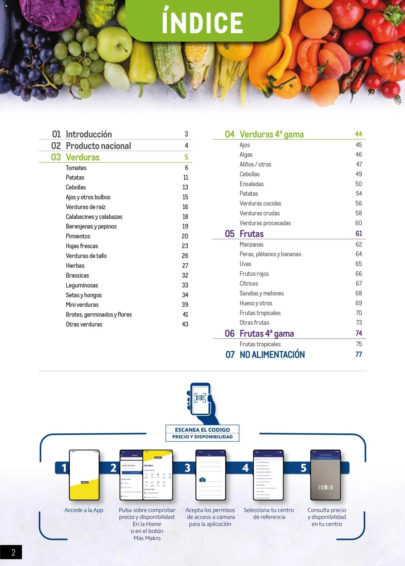 Makro - Especial Frutas y Verduras Península