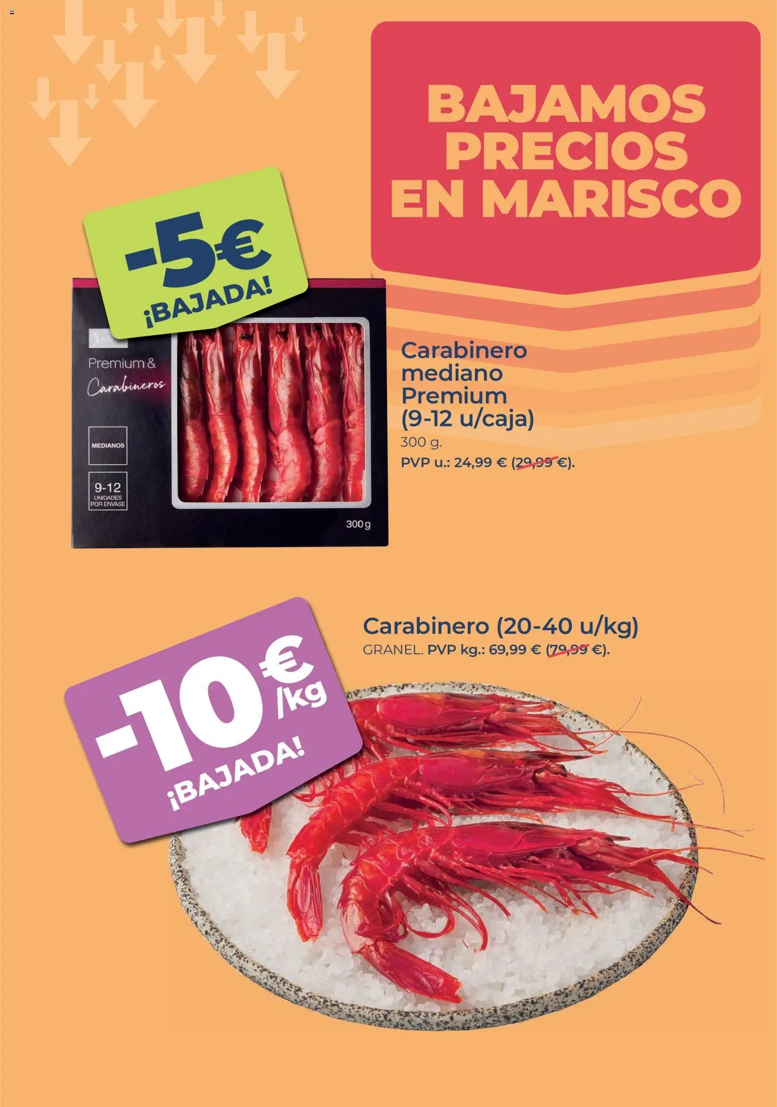 La Sirena Bajamos los precios en marisco
