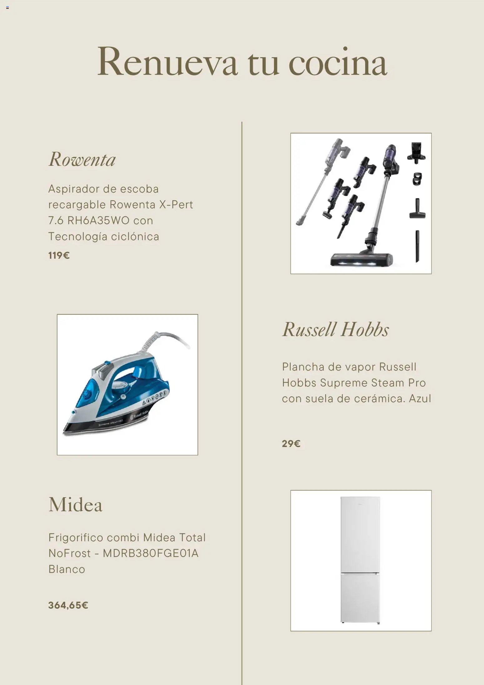 La Tienda en Casa folleto