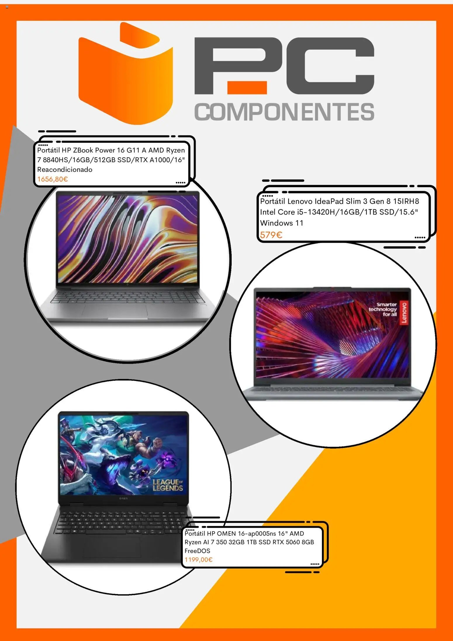 PC Componentes folleto