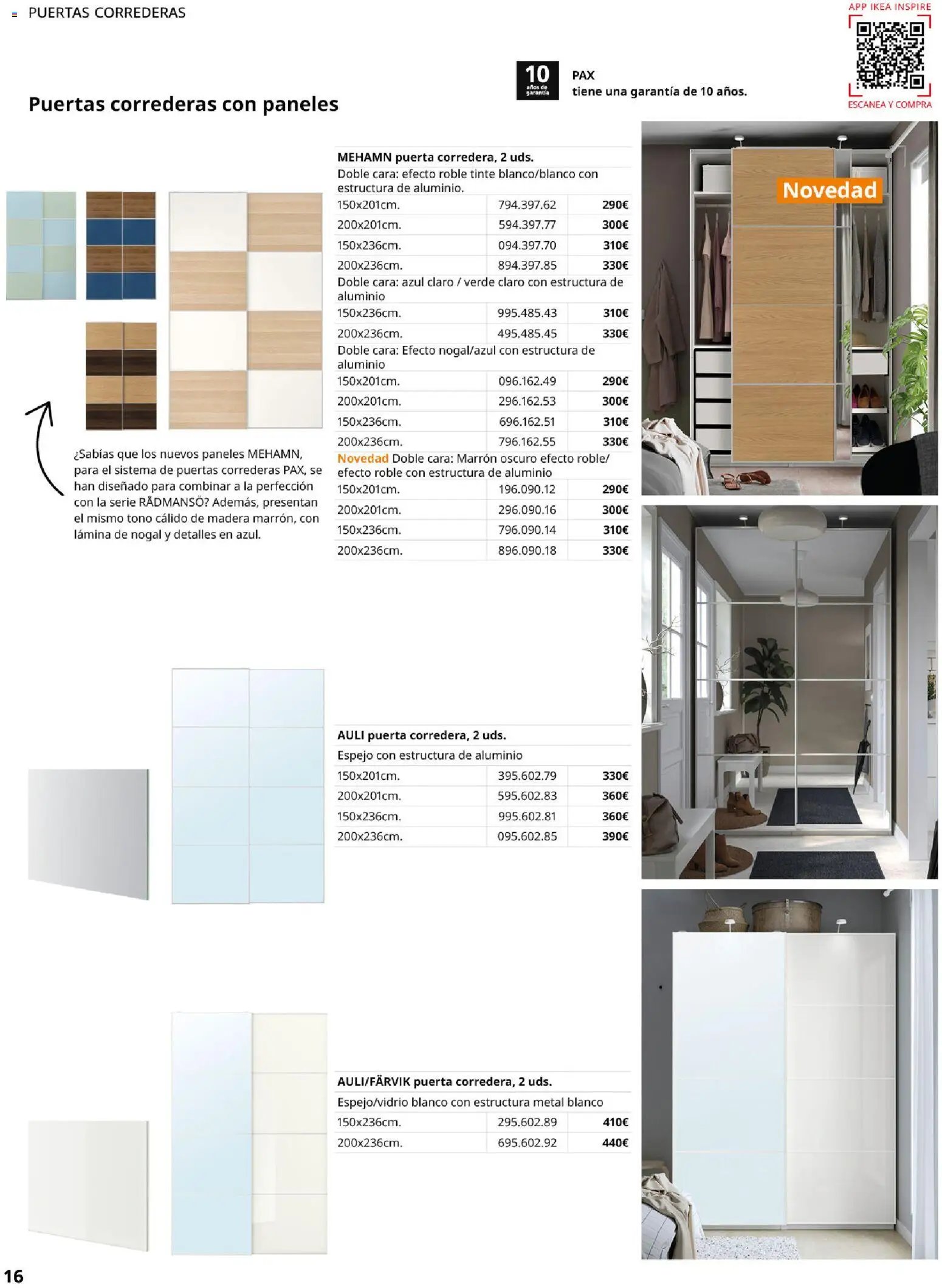 Catálogo IKEA Pax y Komplement