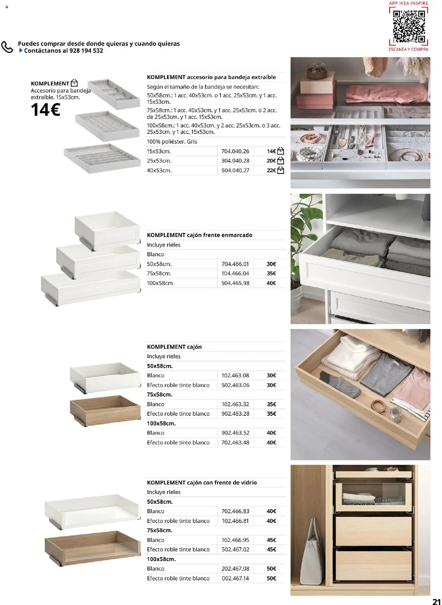Catálogo IKEA Pax y Komplement