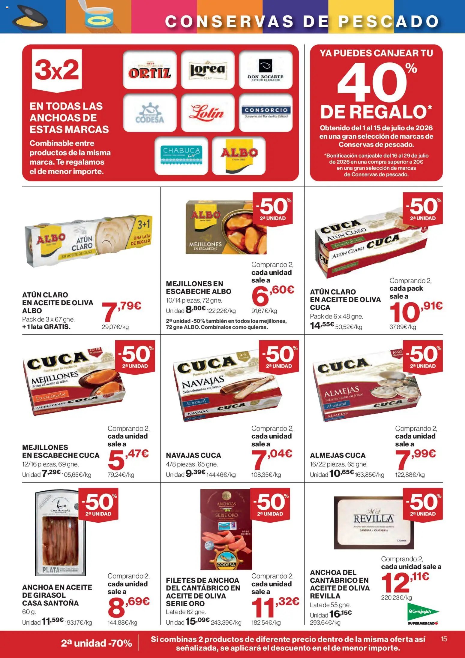 El Corte Inglés solo 3 días