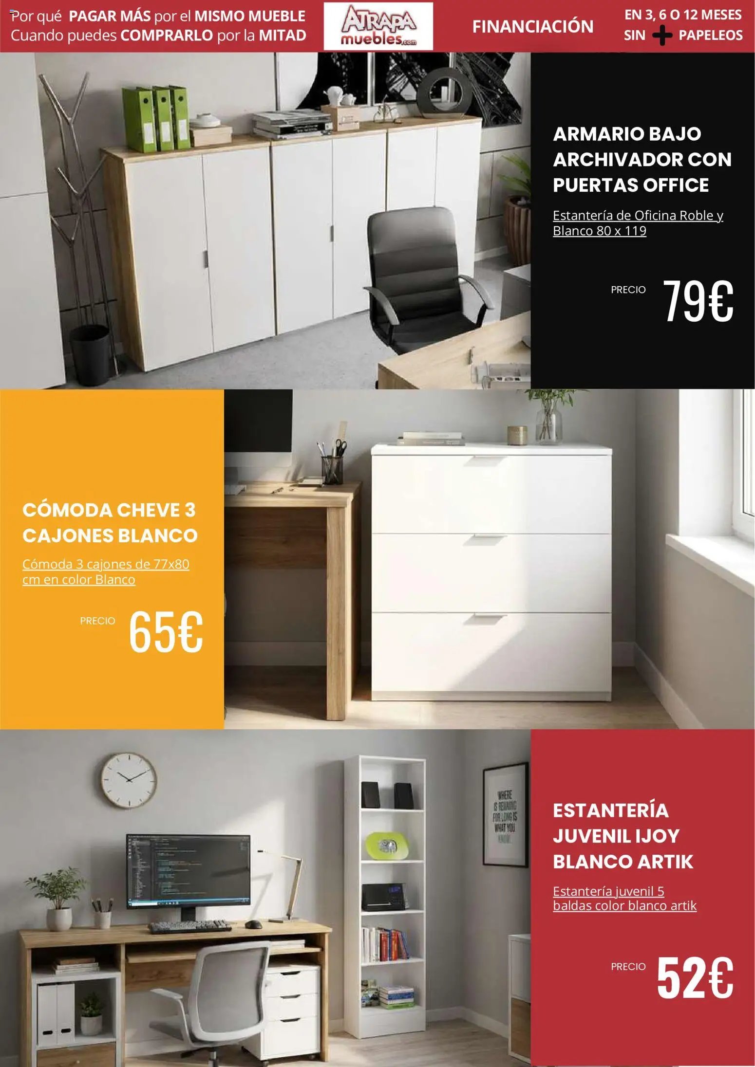 Atrapa Muebles folleto