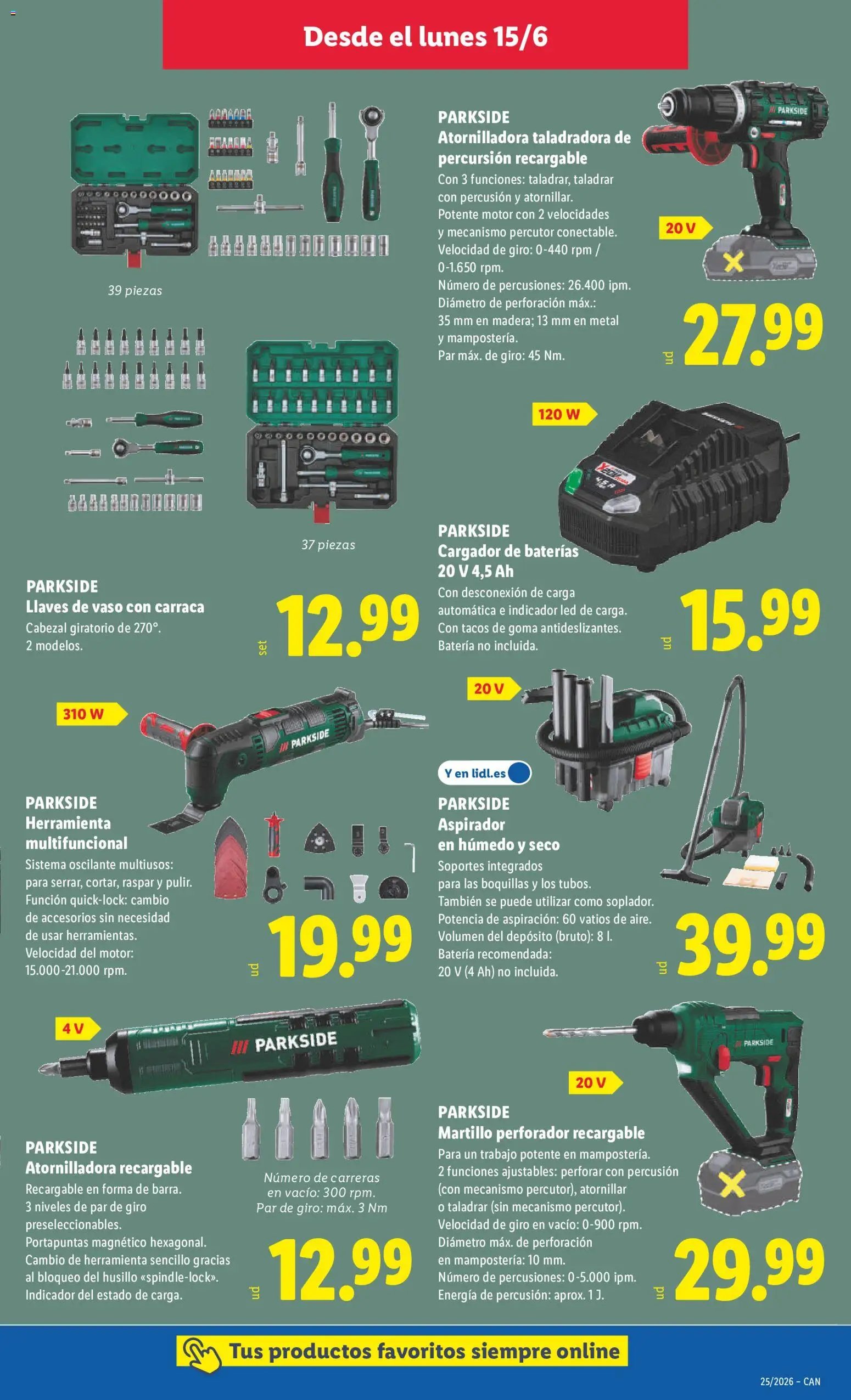 Lidl folleto de bazar Canarias