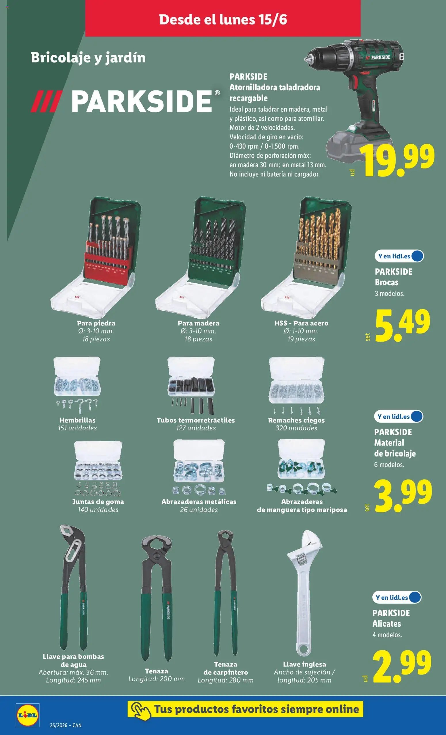Lidl folleto de bazar Canarias