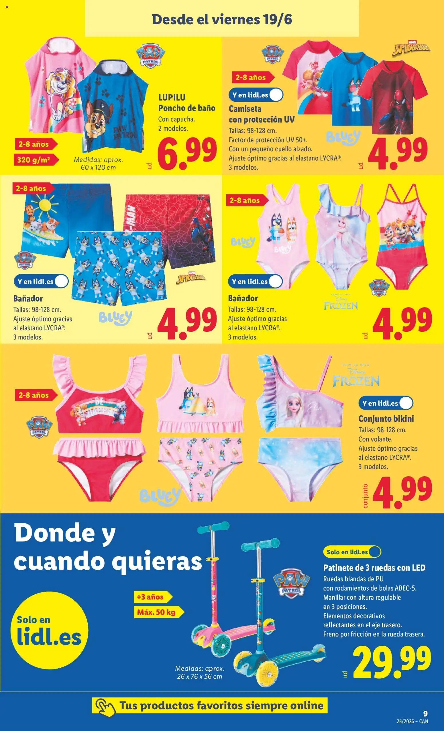 Lidl folleto de bazar Canarias