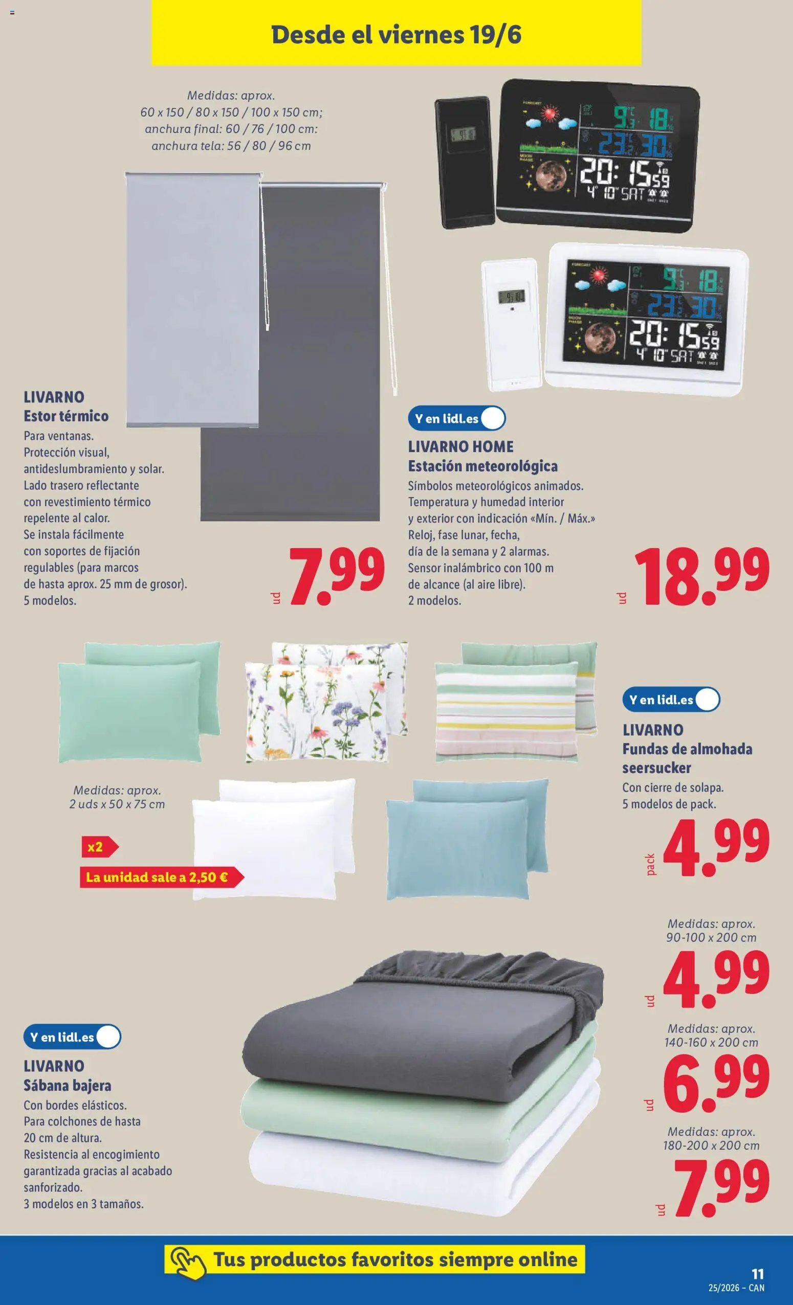 Lidl folleto de bazar Canarias
