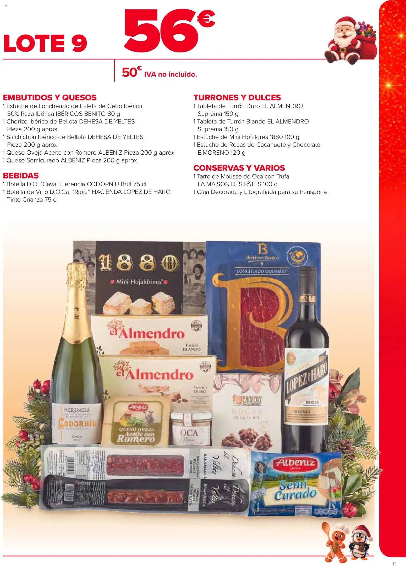 Carrefour Cestas de Navidad