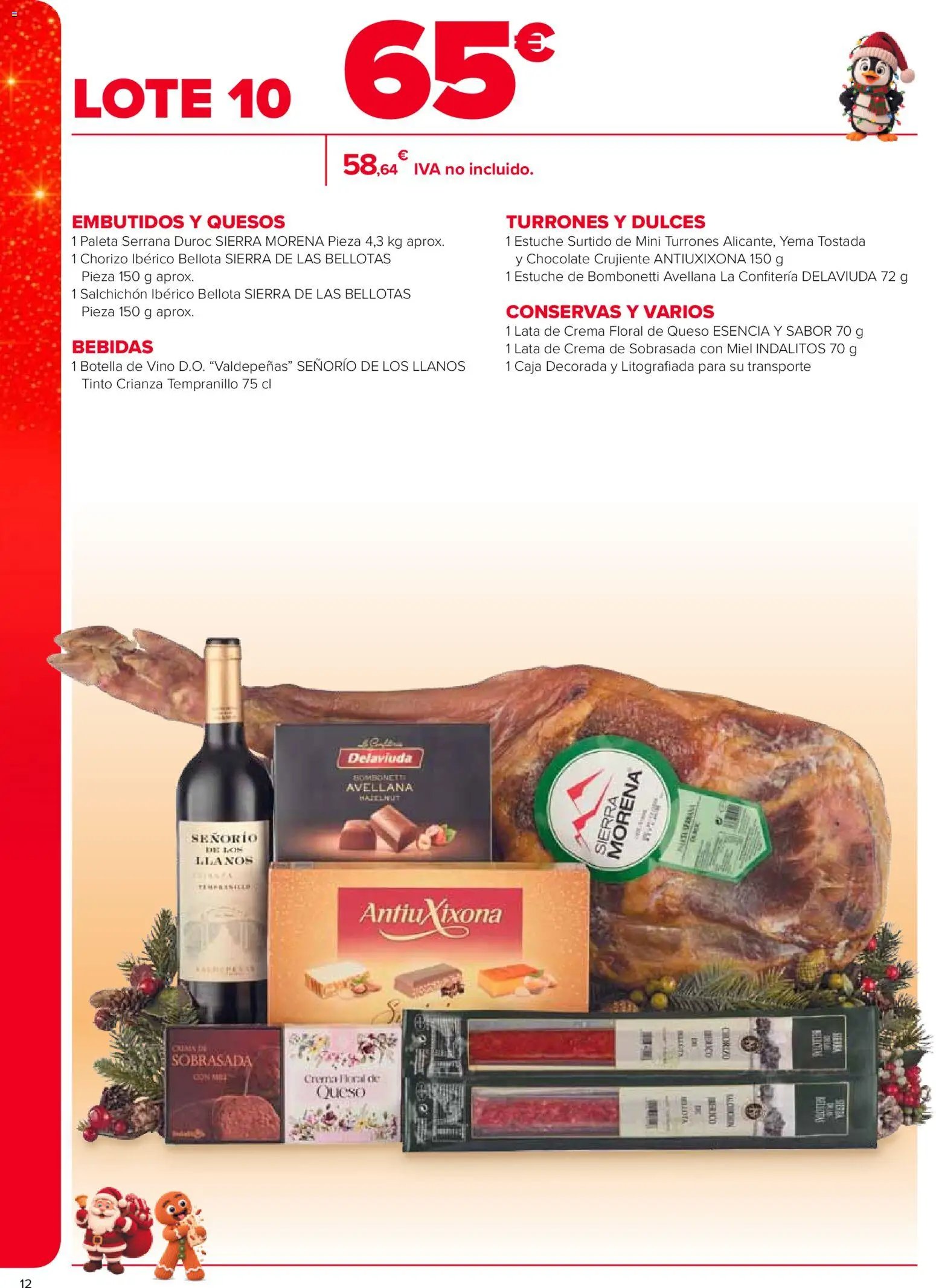 Carrefour Cestas de Navidad