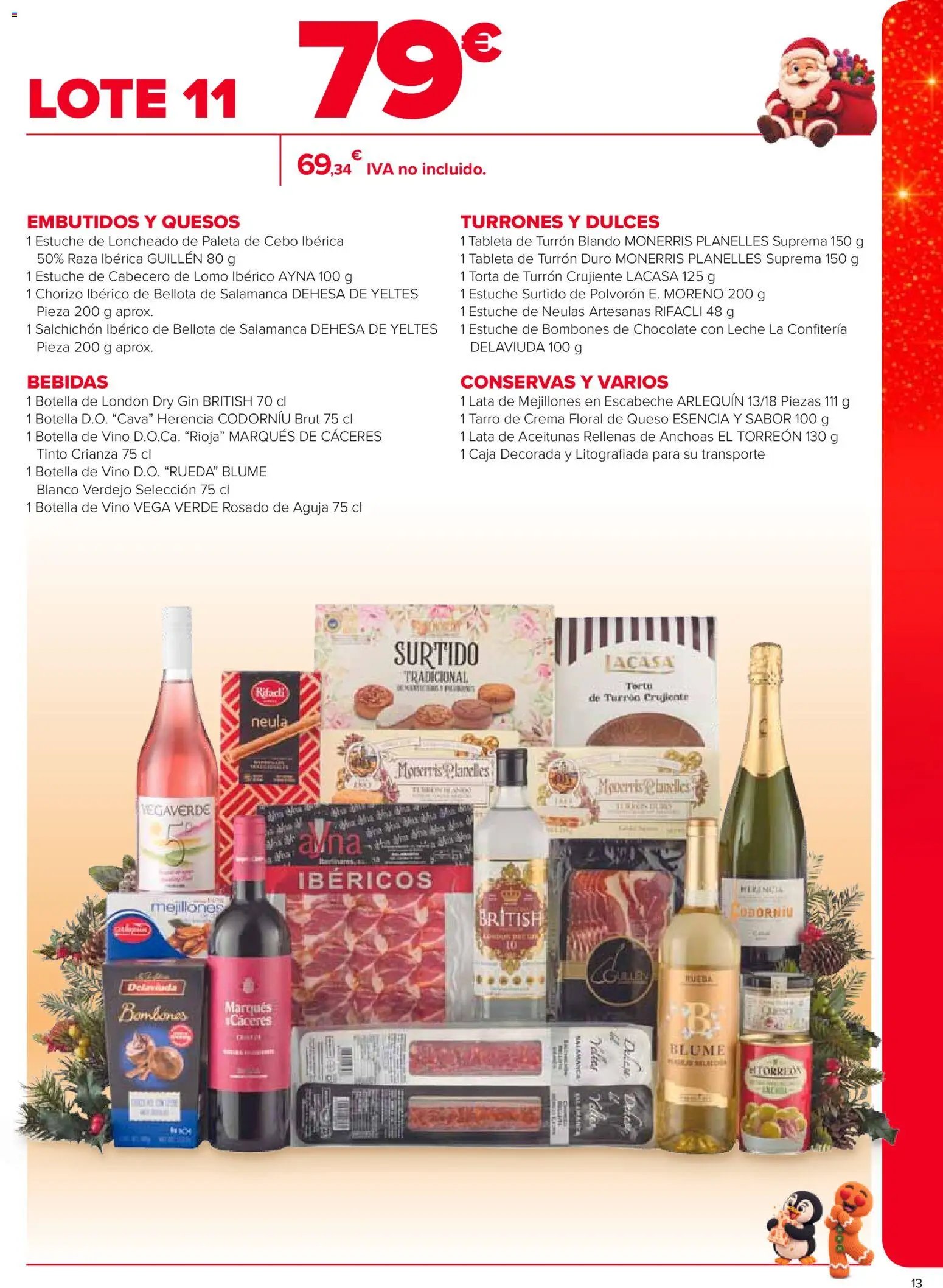 Carrefour Cestas de Navidad