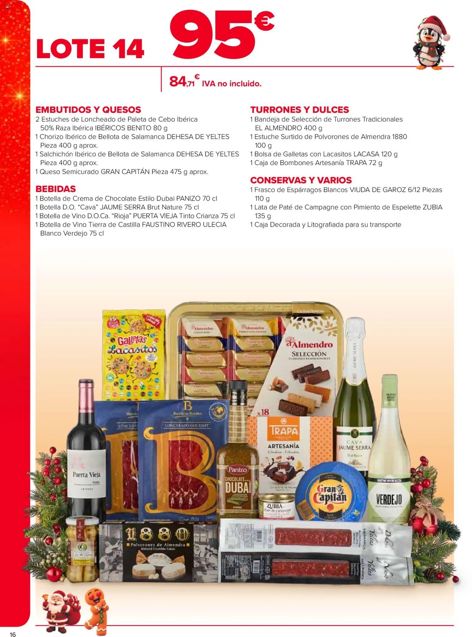 Carrefour Cestas de Navidad