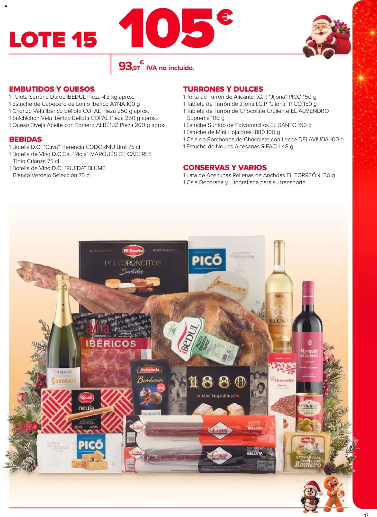Carrefour Cestas de Navidad