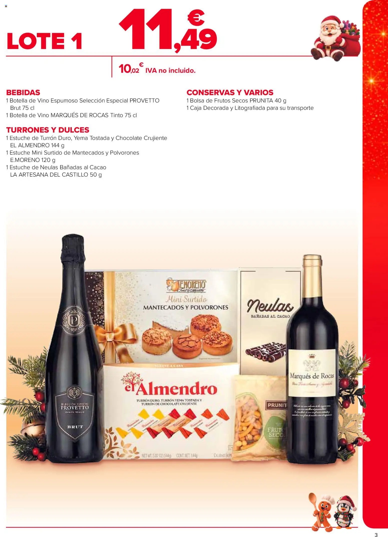Carrefour Cestas de Navidad