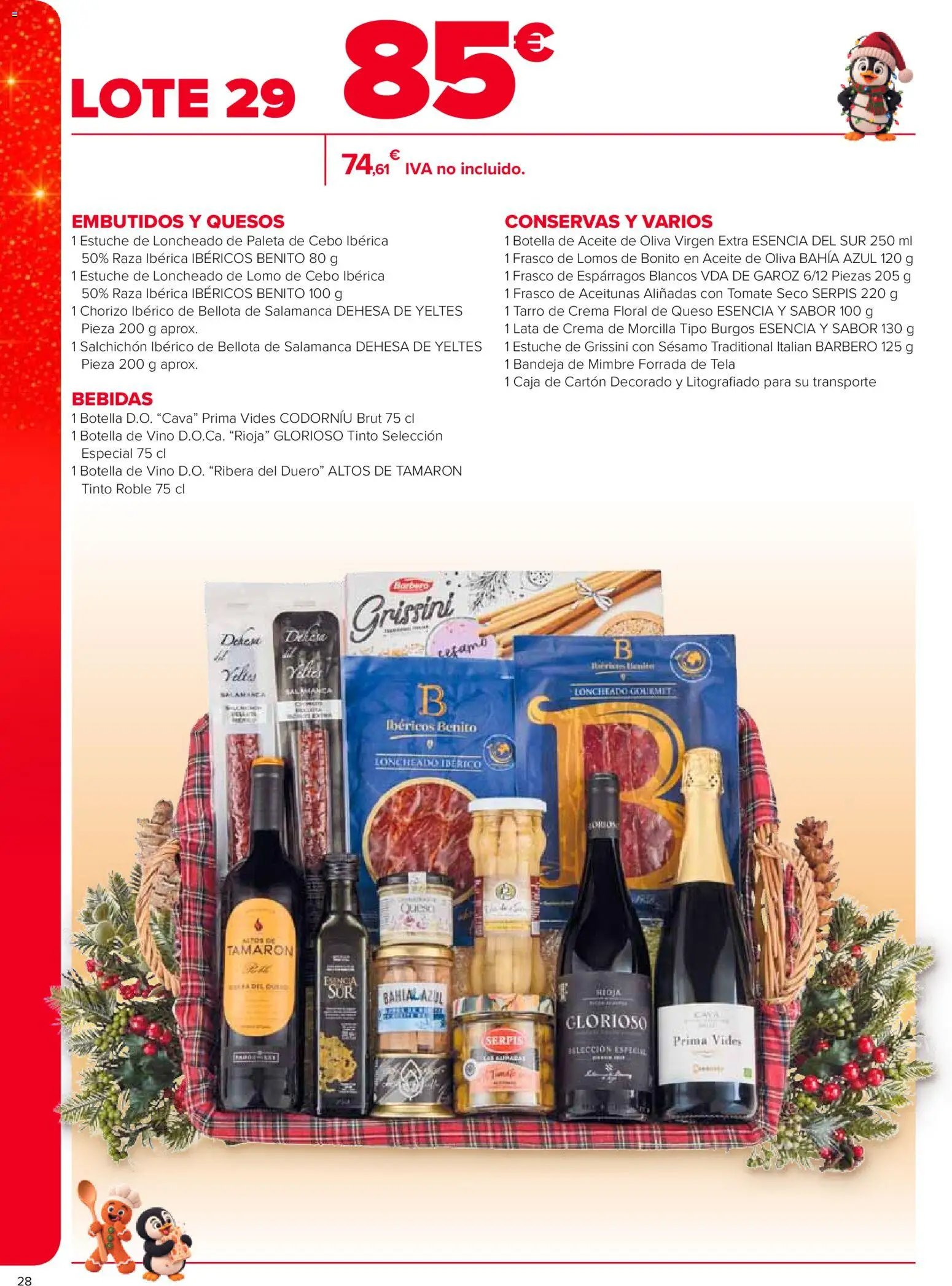 Carrefour Cestas de Navidad
