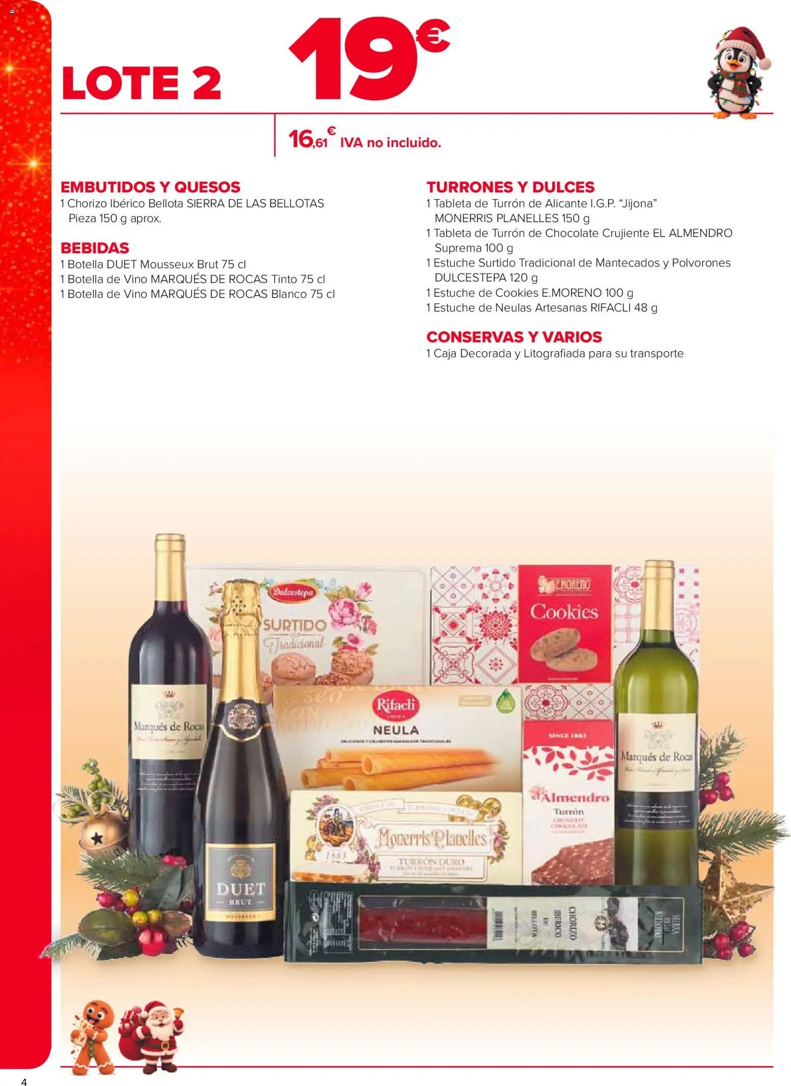 Carrefour Cestas de Navidad