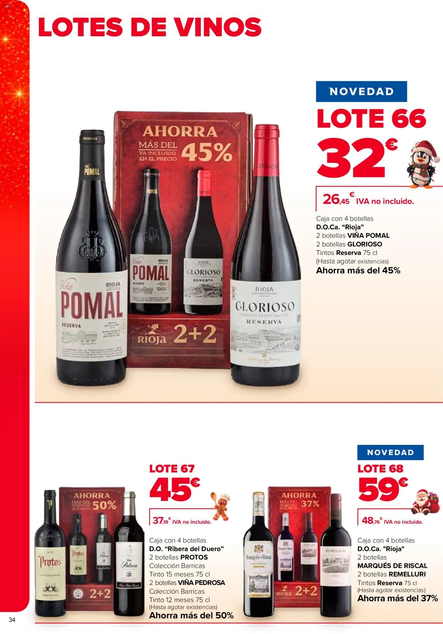 Carrefour Cestas de Navidad