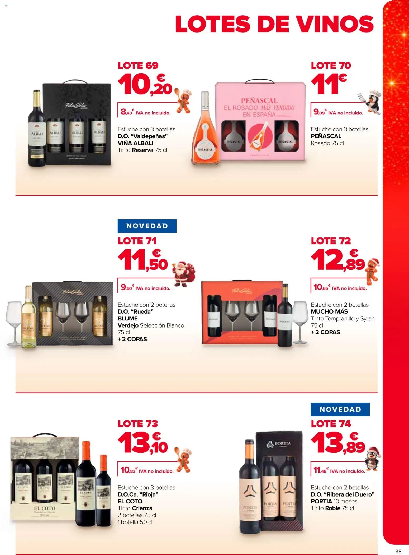 Carrefour Cestas de Navidad