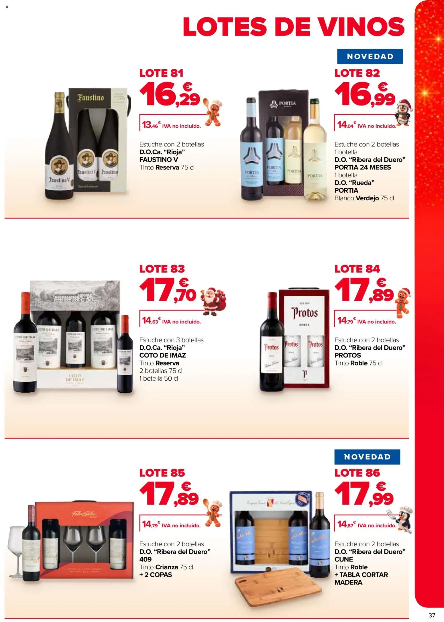 Carrefour Cestas de Navidad