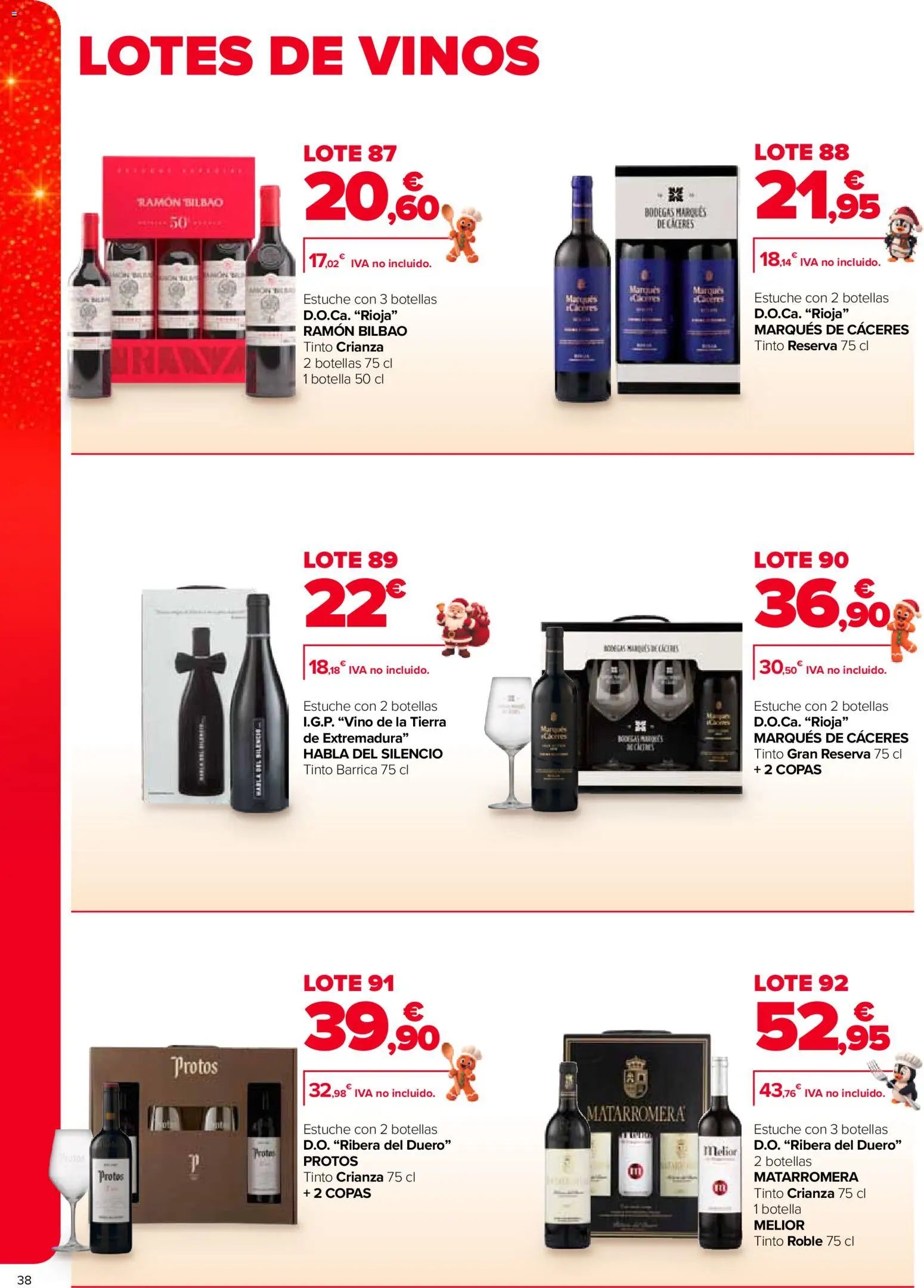 Carrefour Cestas de Navidad