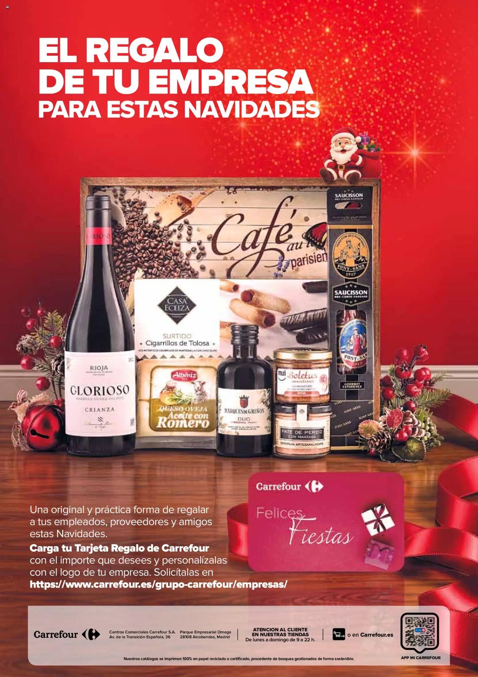 Carrefour Cestas de Navidad